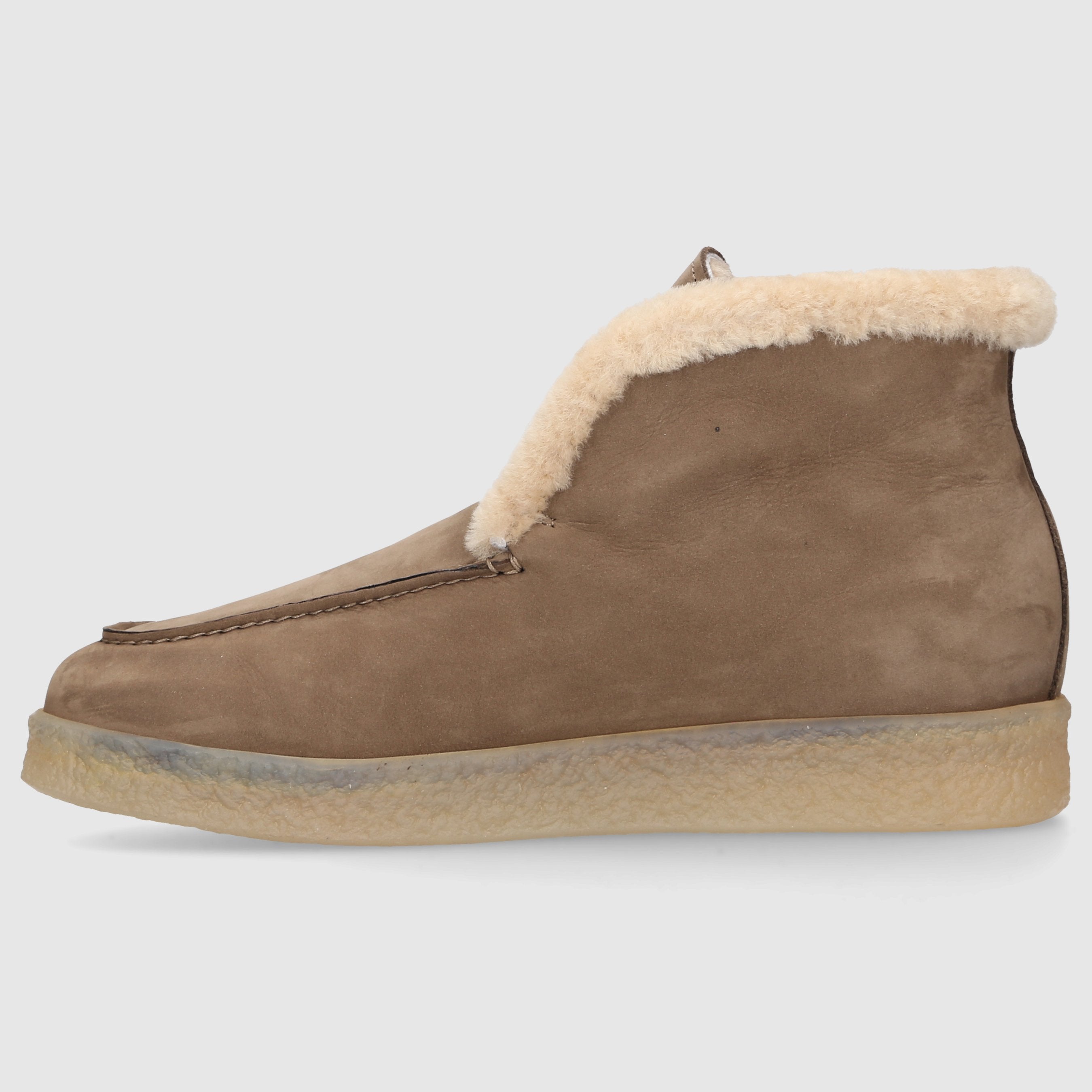 EN AVANT Women's Ankle Boots D0320006-618 Nubuck Leather Taupe