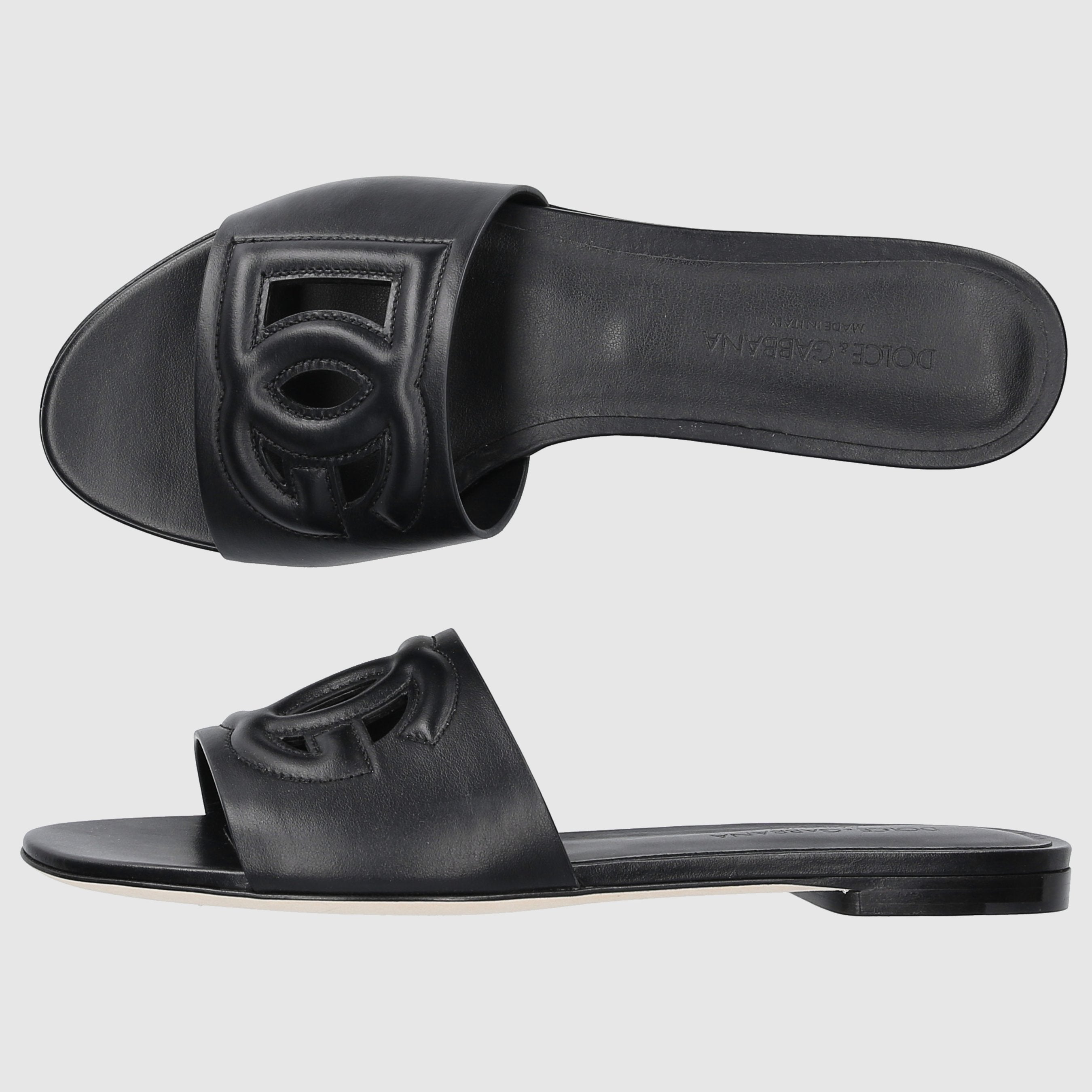 Dolce & Gabbana Damen Sandalen CQ0436 SCHWARZ