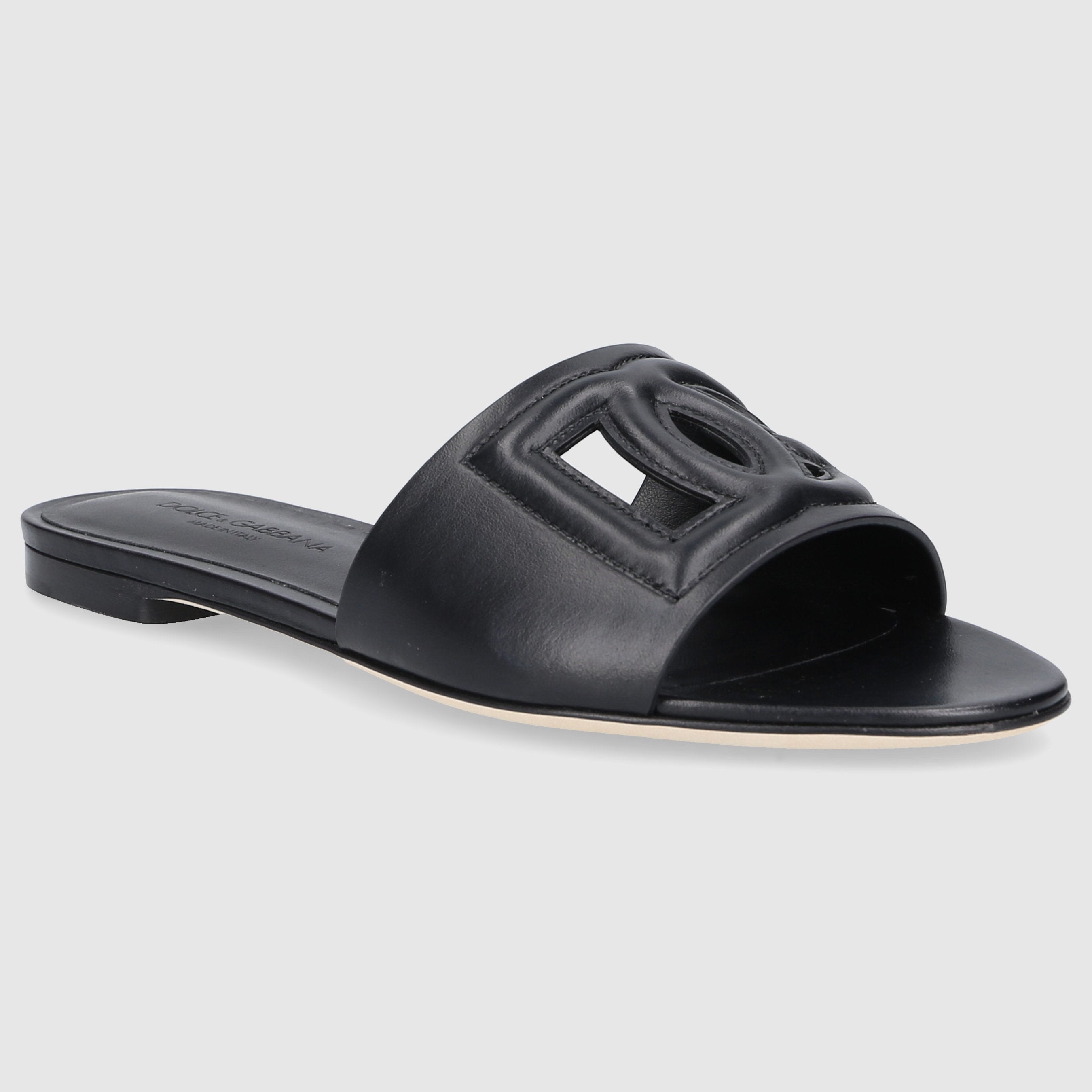 Dolce & Gabbana Damen Sandalen CQ0436 SCHWARZ