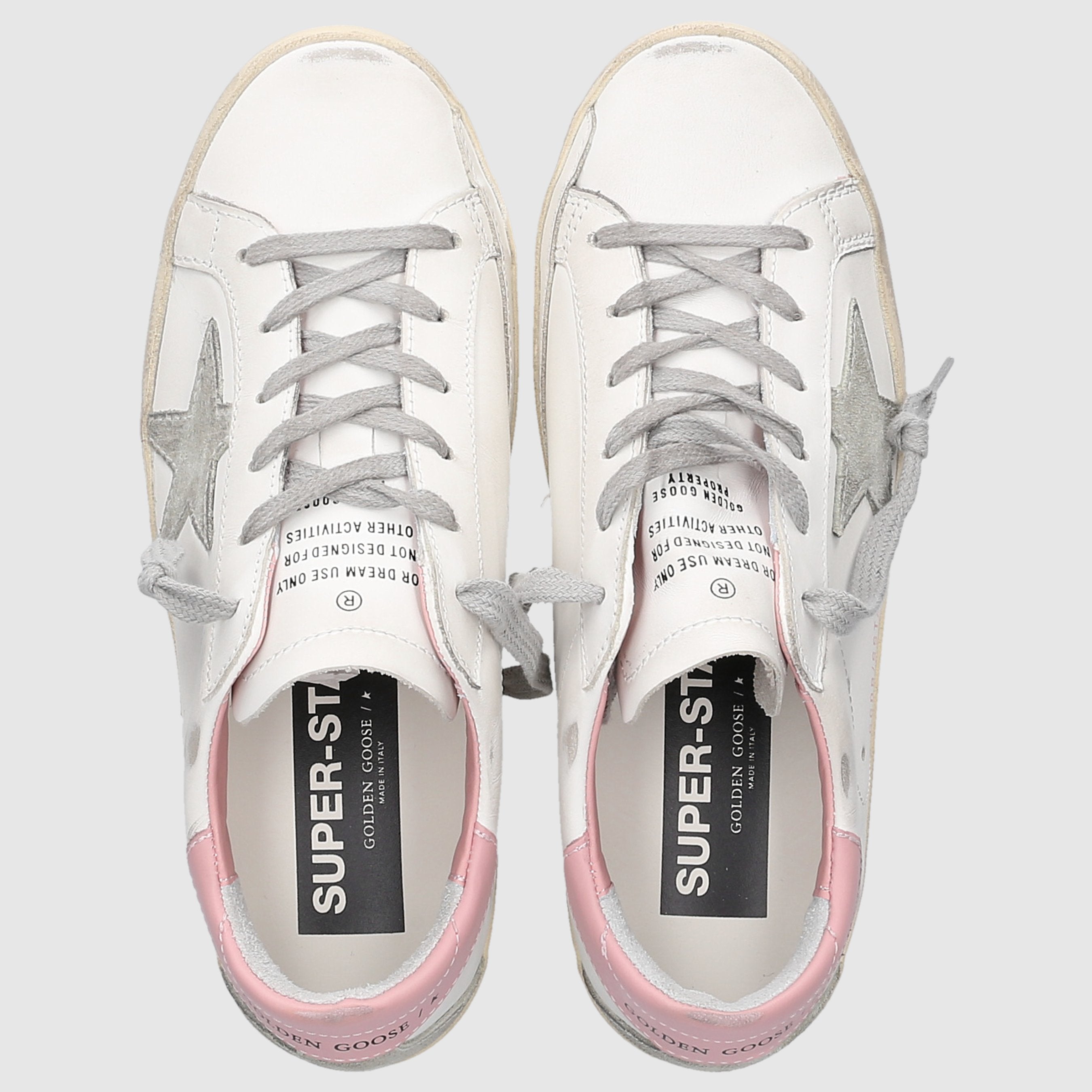 Golden Goose Damen Sneaker GWF00102 WEISS-ROSA