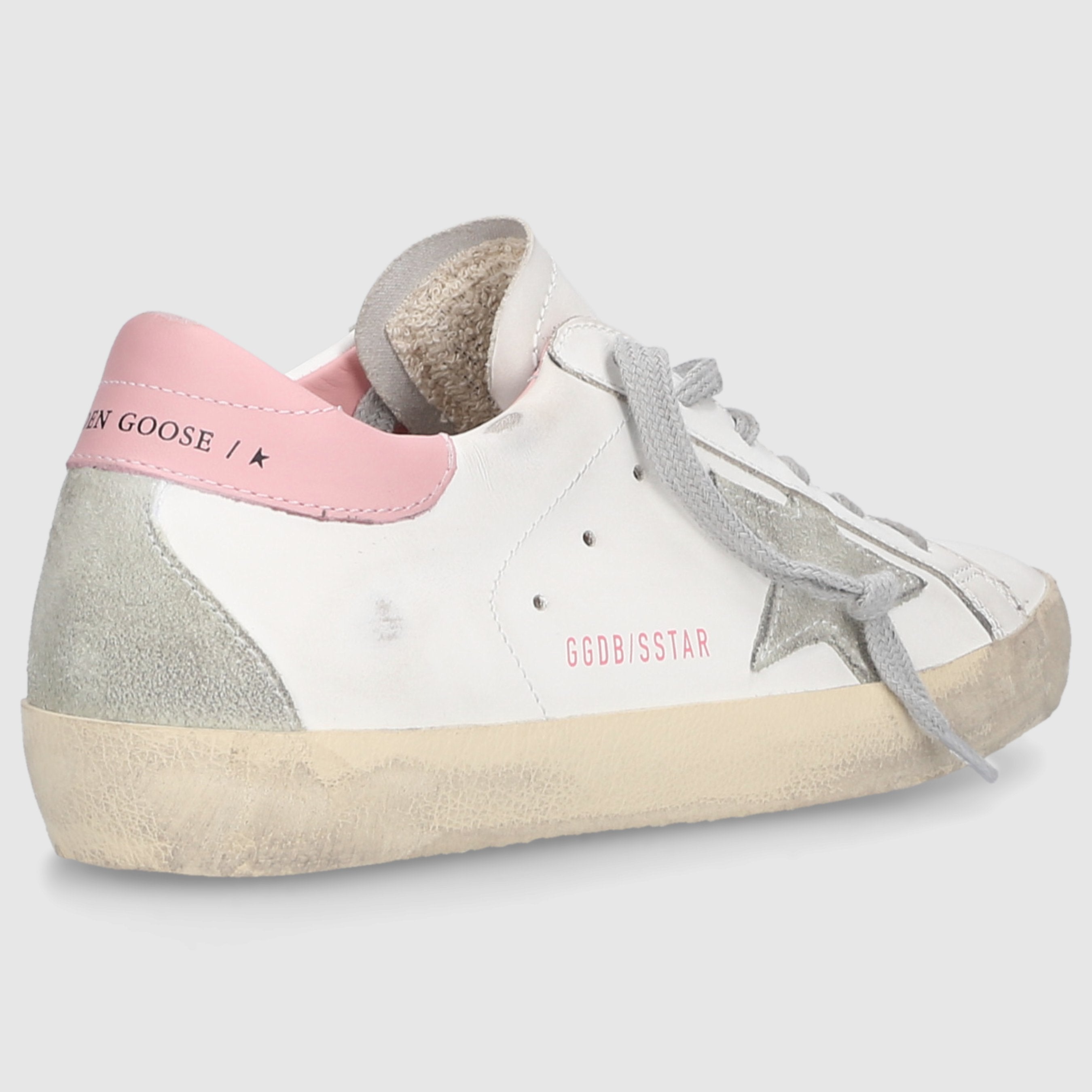 Golden Goose Damen Sneaker GWF00102 WEISS-ROSA