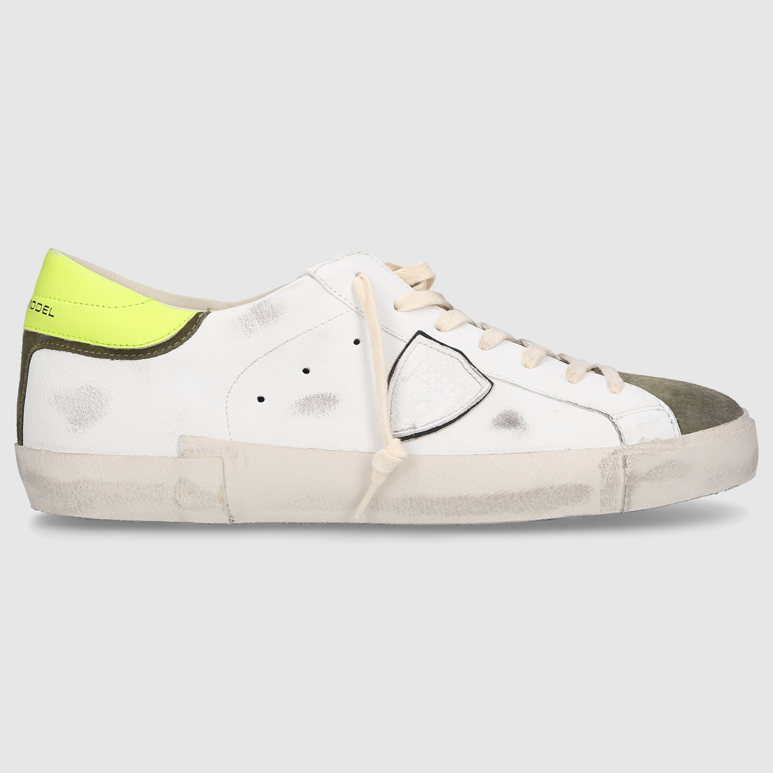 Philippe Model Herren Sneaker PRSX LOW MAN White/Military