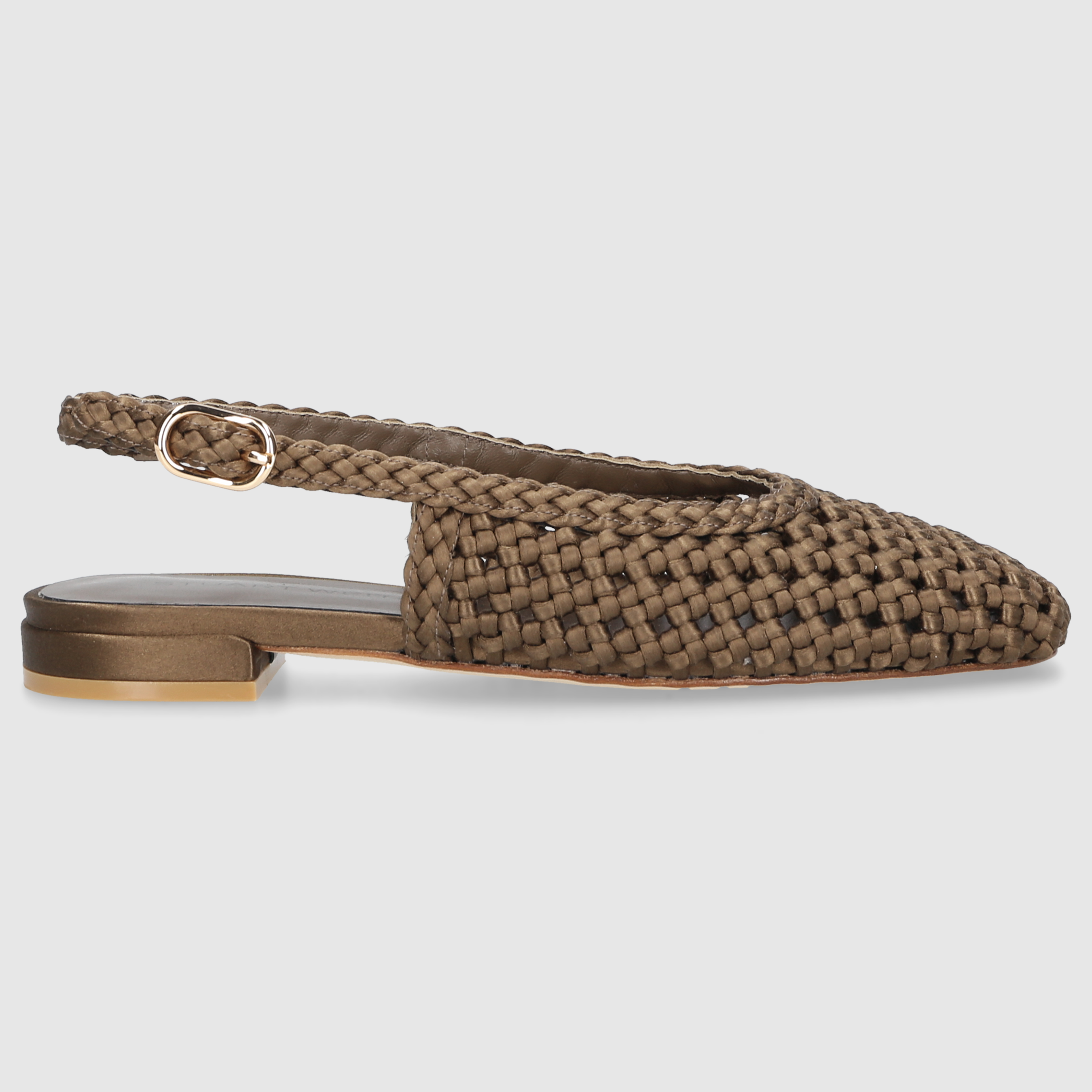 Stuart Weitzman Damen Loafer MARINA SLINGBACK Golden Olive