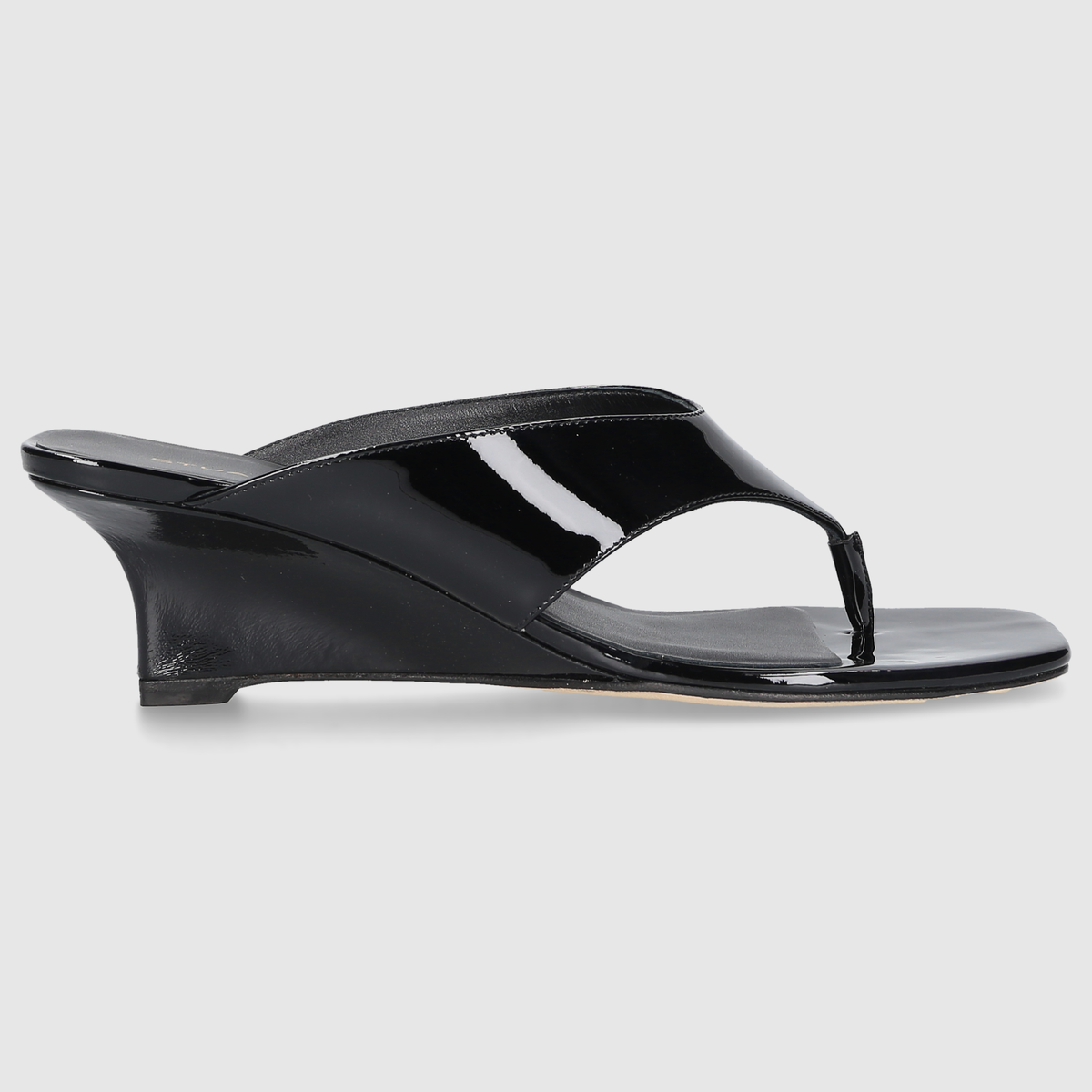 VINNIE WEDGE THONG 5 - Black