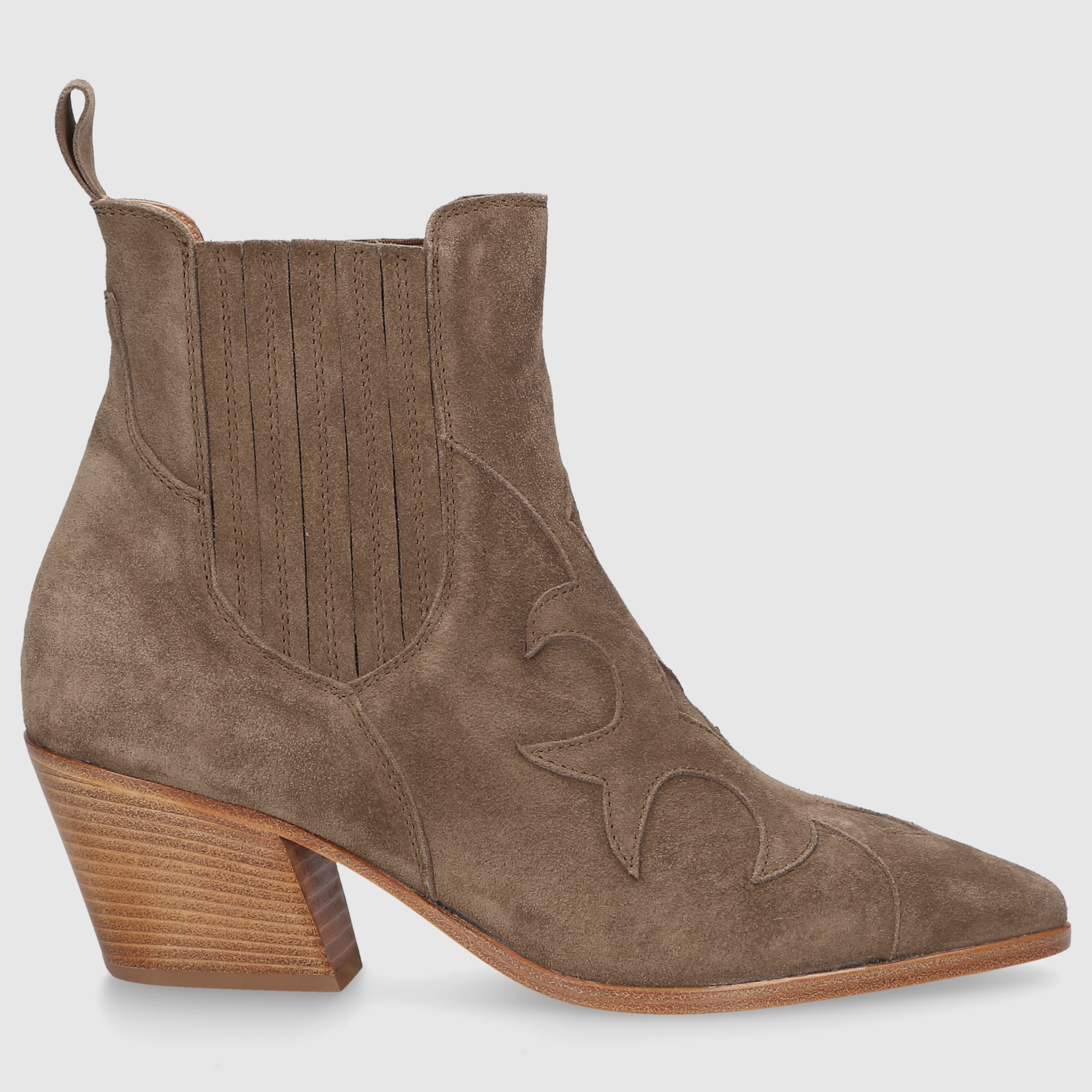 Elia Maurizi women's ankle boots 9912 KHAKI