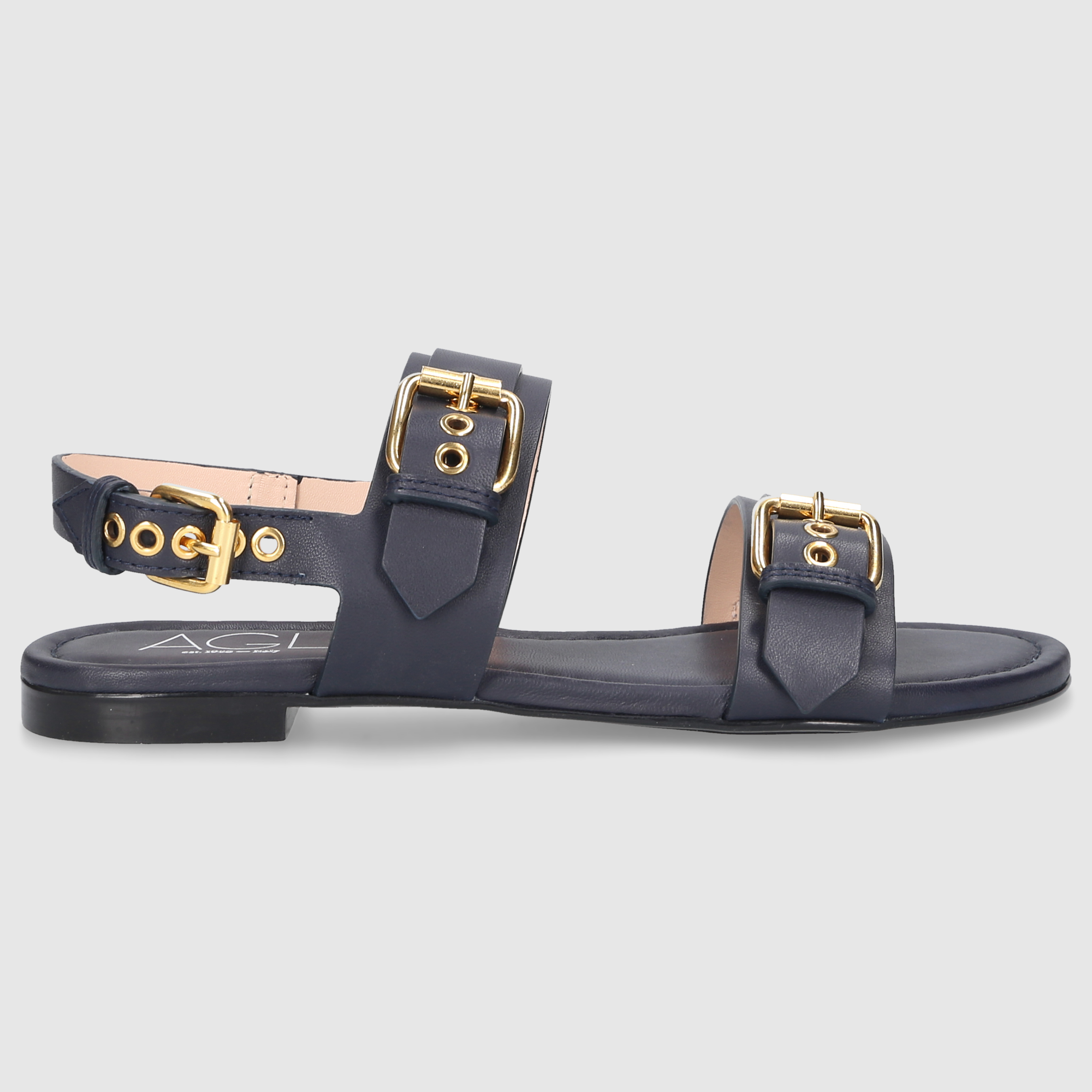 AGL Attilio Giusti Leombruni Damen Sandalen D656074PHK0521A019 DK-BLAU