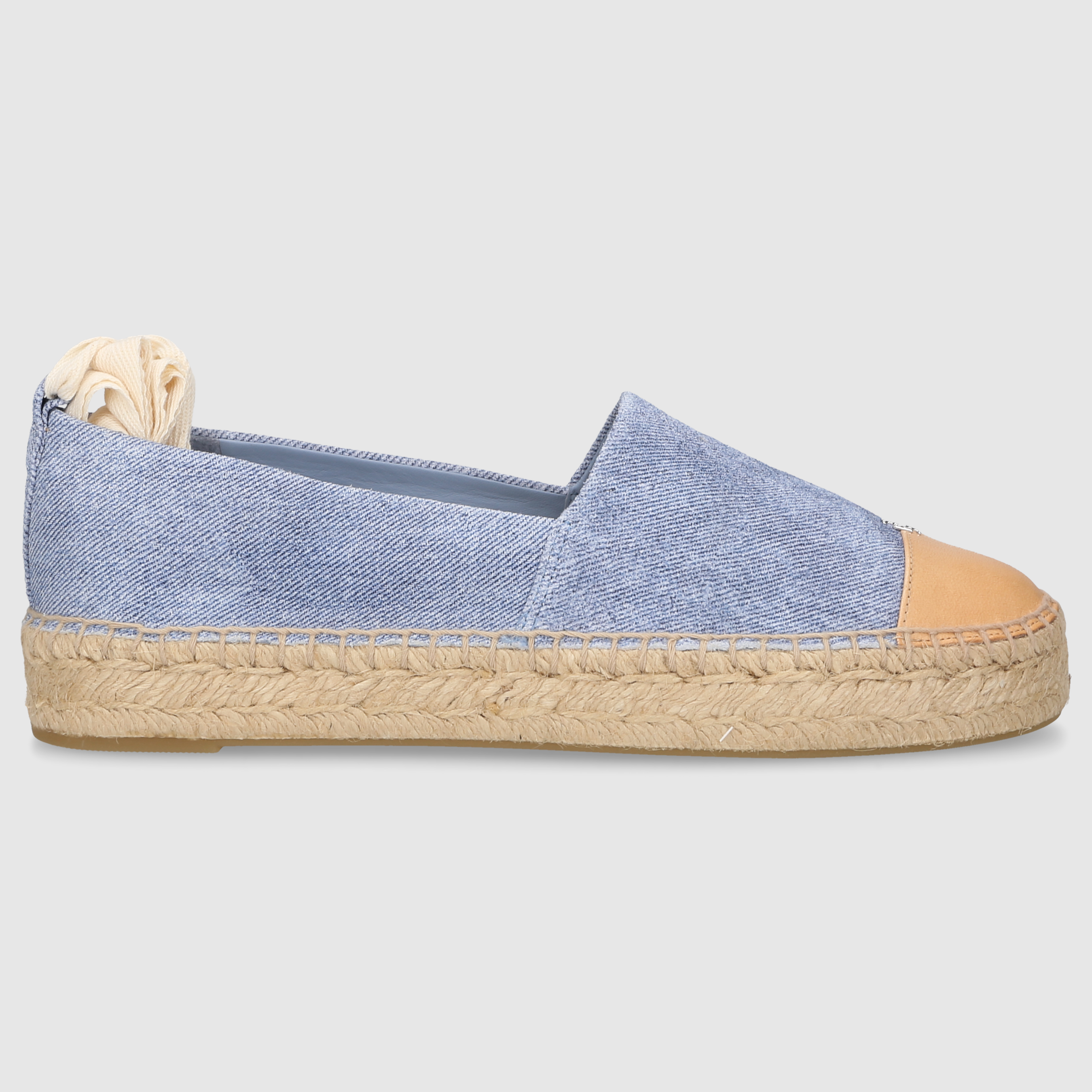 Tory Burch Damen Espadrilles 164724 BRAUN-BLAU