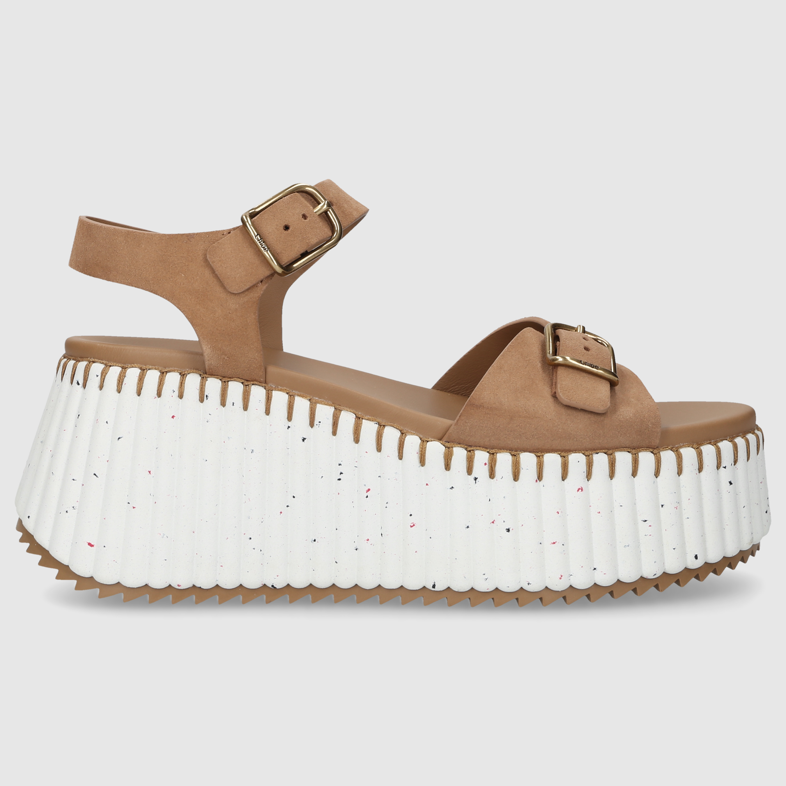 Chloé Damen Sandalen CHC25U10PRY TAUPE