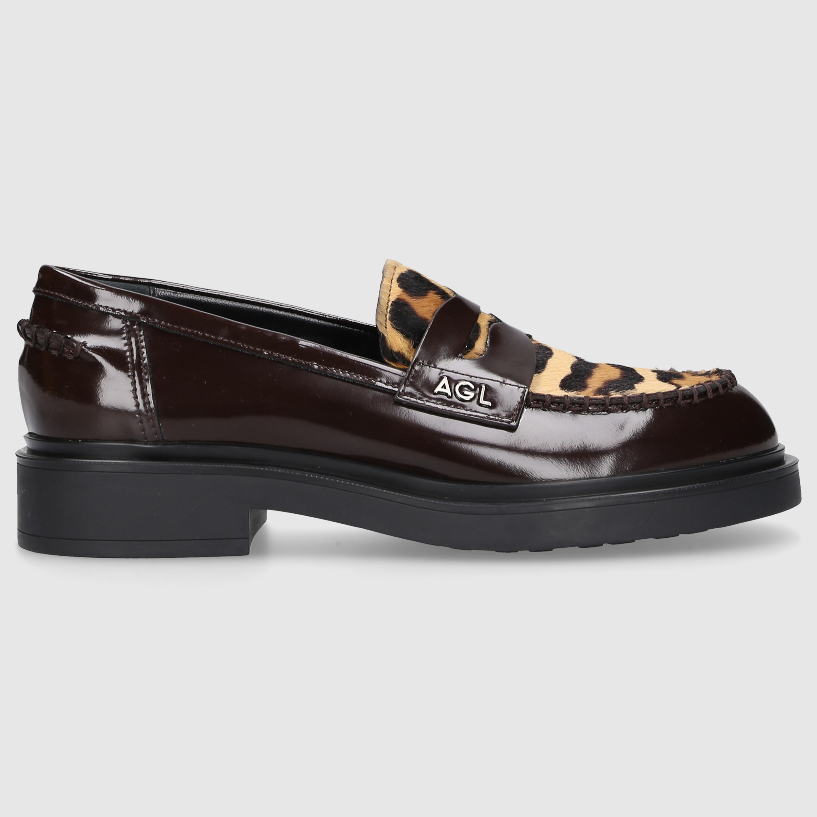 AGL Attilio Giusti Leombruni women's moccasins D835035PGK78225879 BOARD COMBI