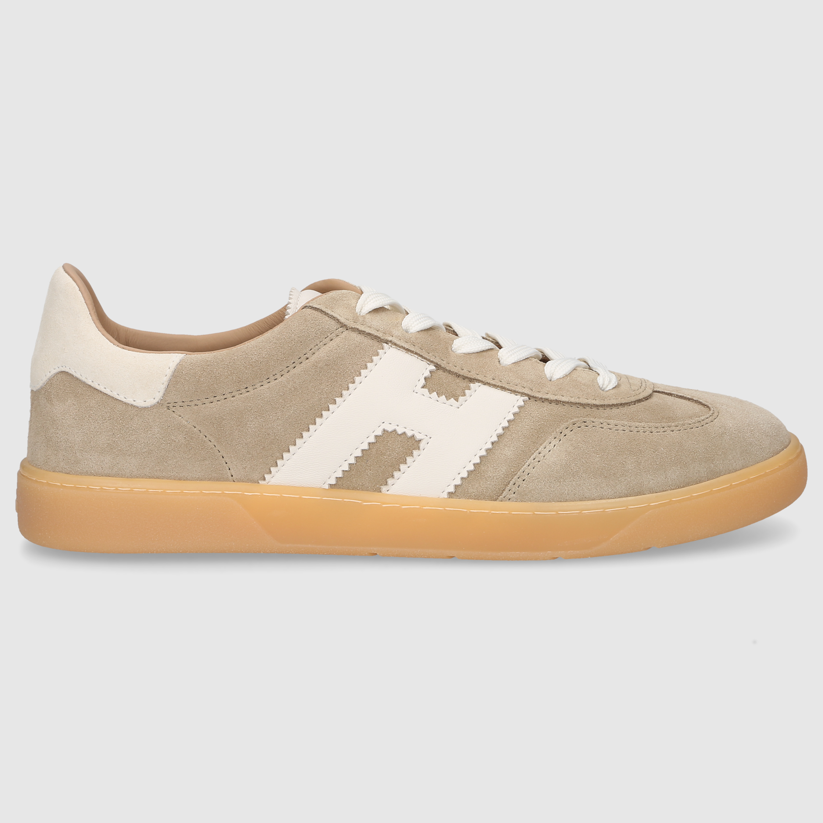 Hogan men's sneaker HXM6470FB60U3U9 BEIGE-ECRU