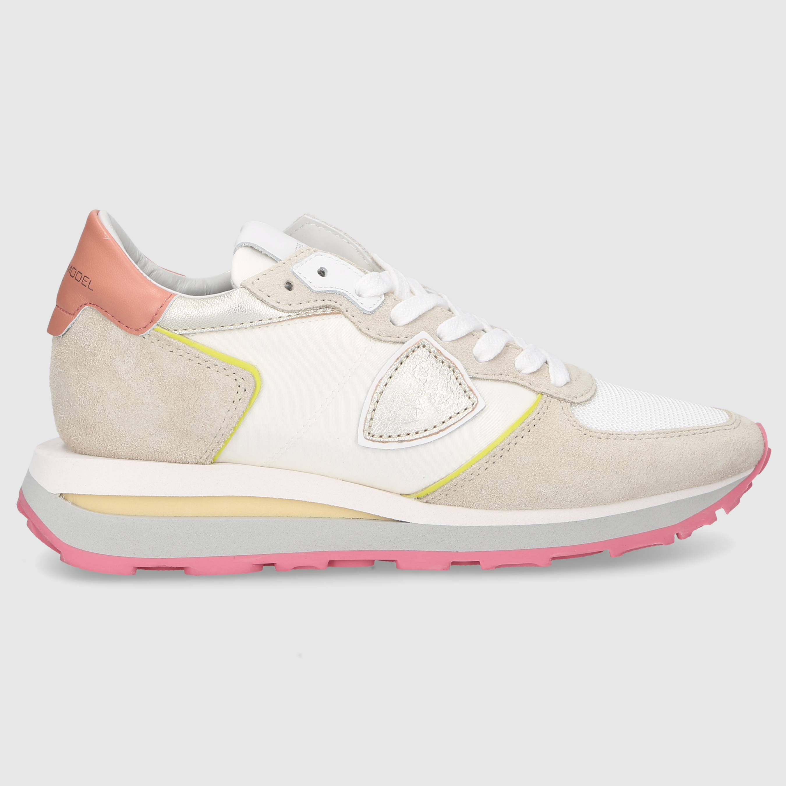 Philippe Model Damen Sneaker TKLD WEISS-ROSA