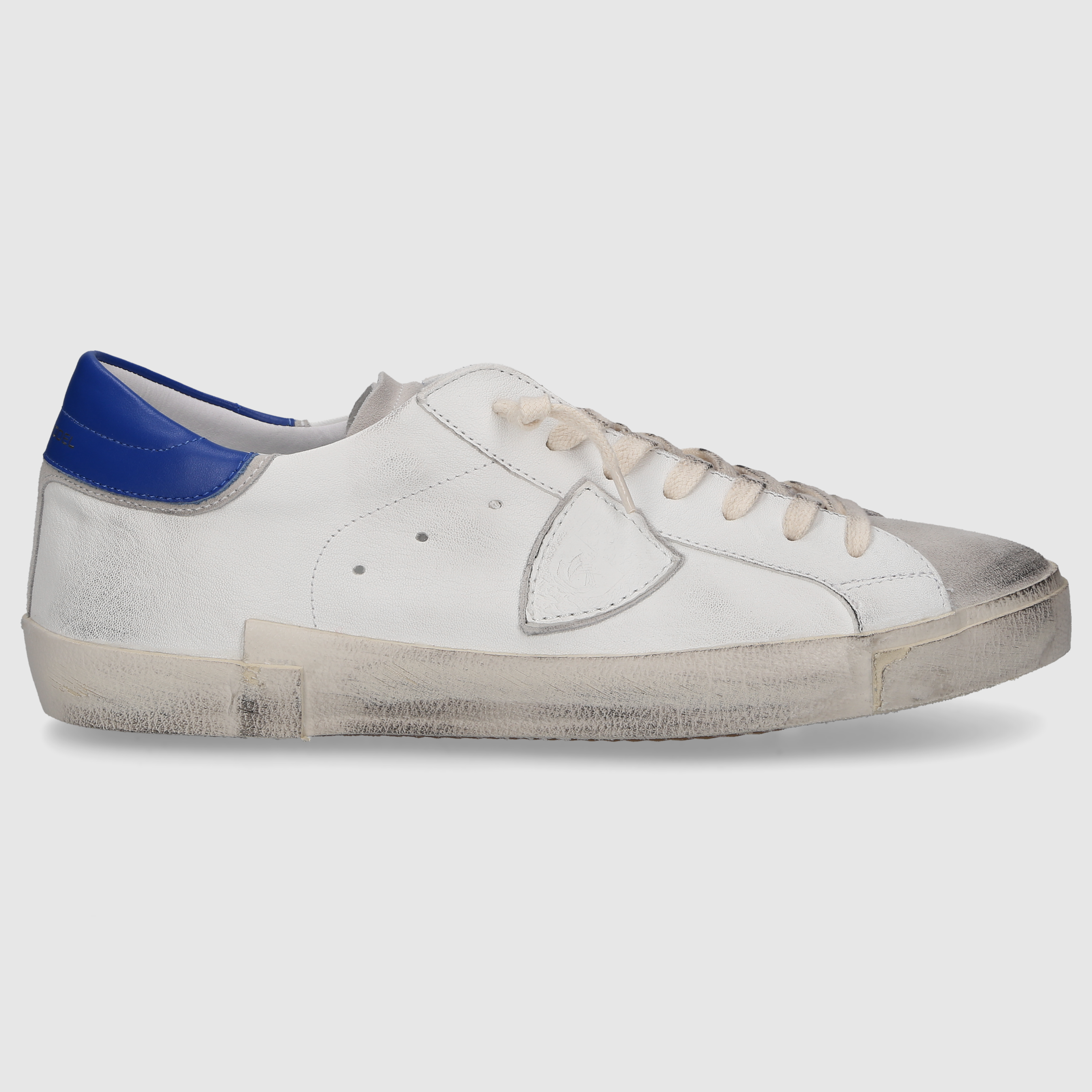 Philippe Model Herren Sneaker PRLU WEISS-BLAU