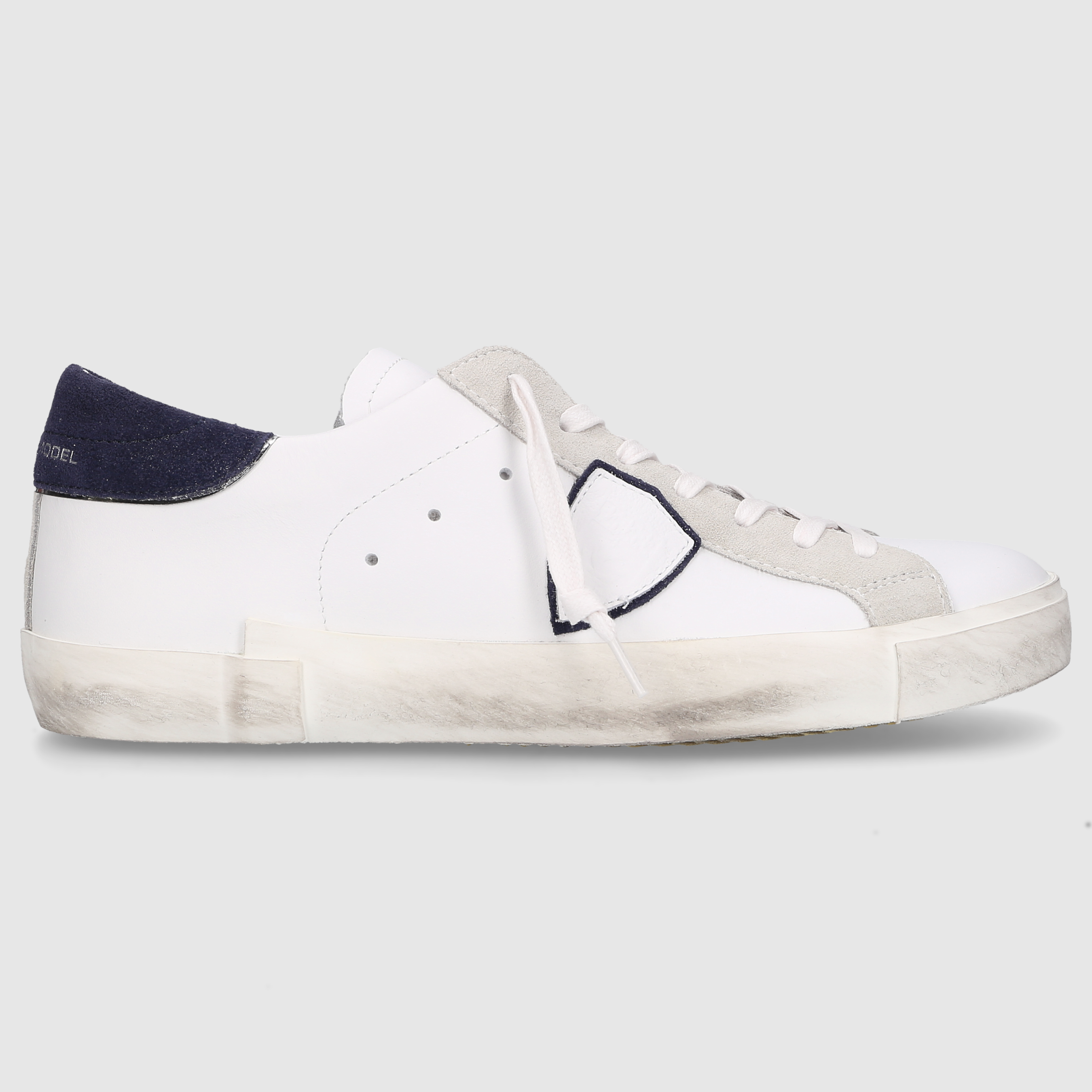 Philippe Model Herren Sneaker PRSX LOW MAN White/Blue