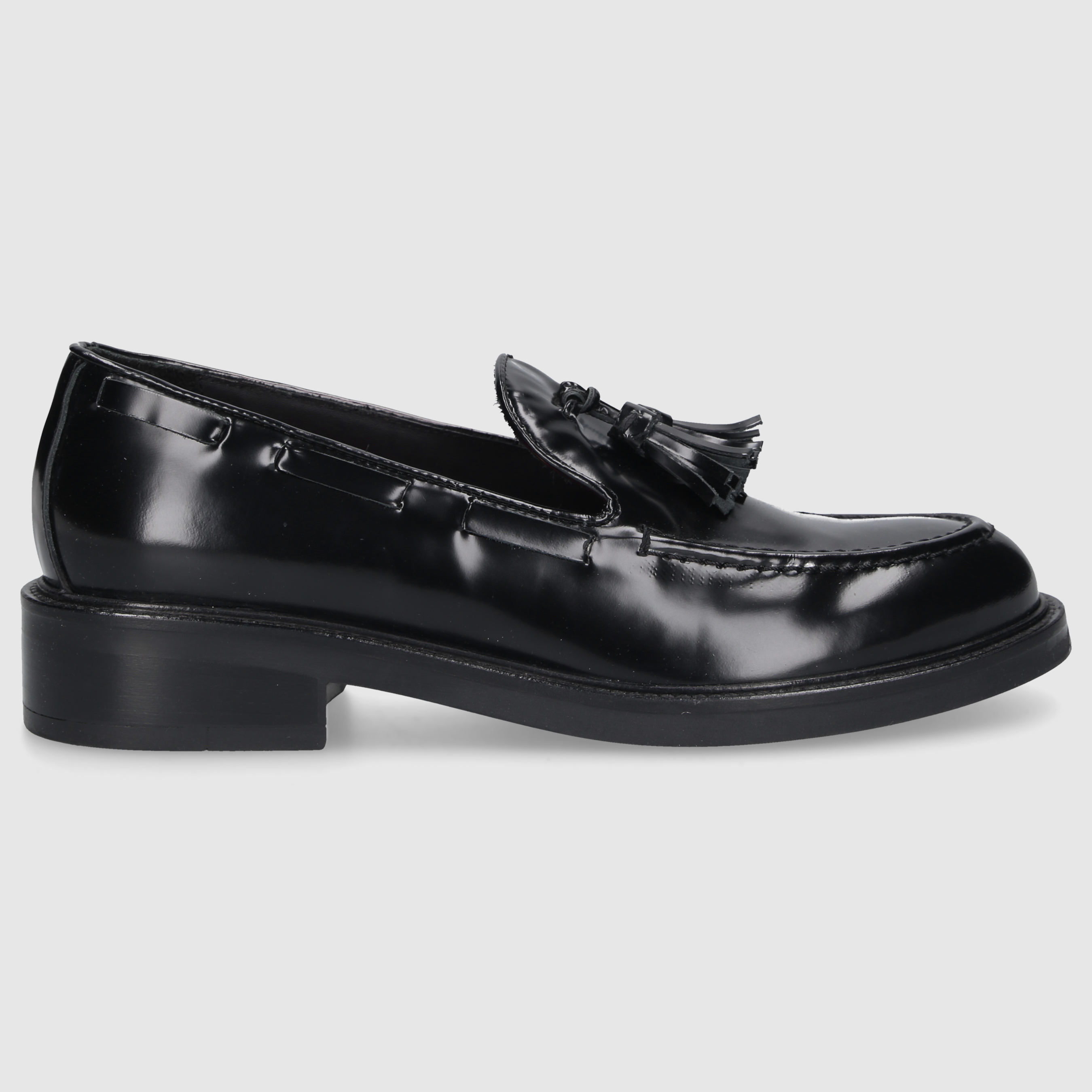 Bruglia Women's Moccasins 9100 BLACK