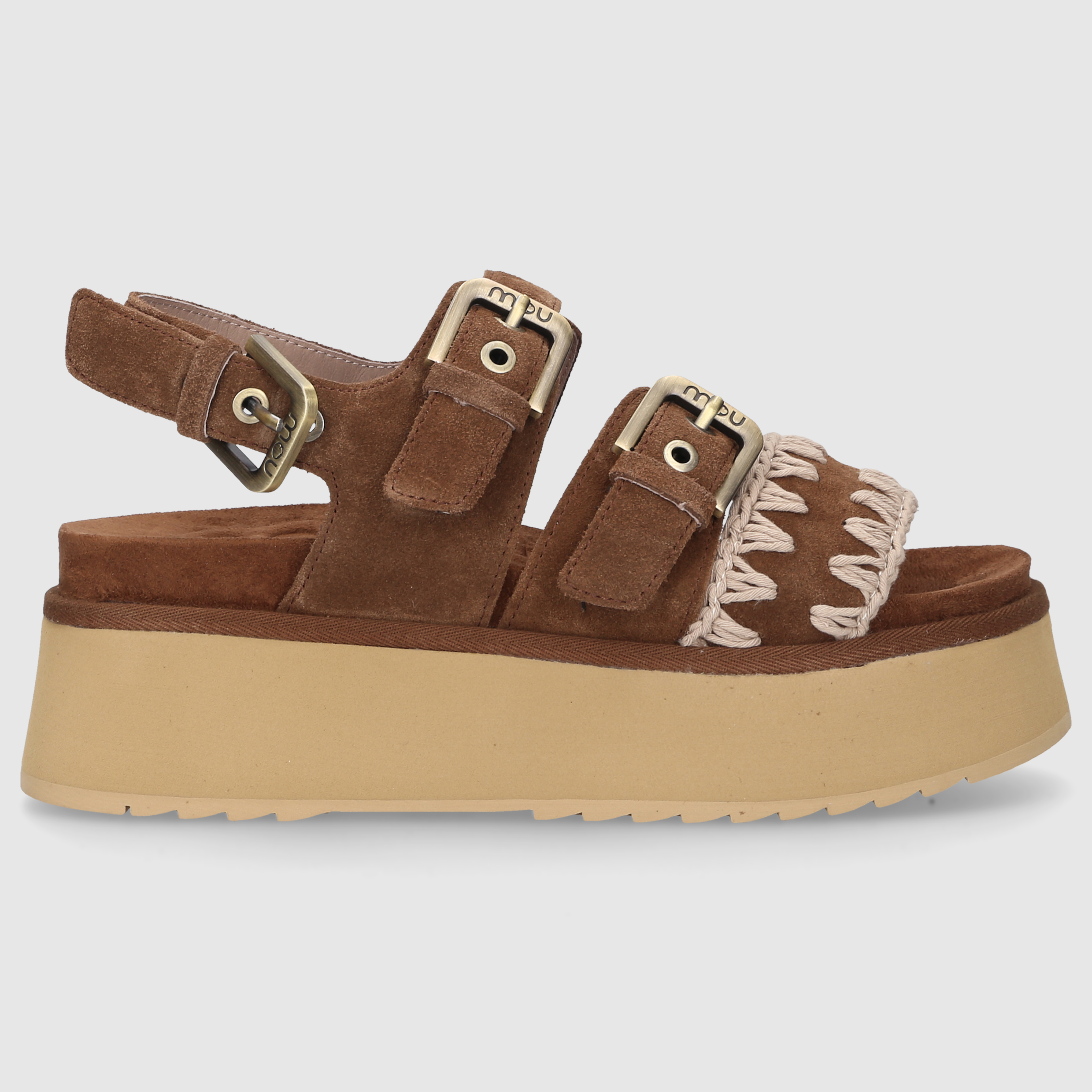 MOU Damen Sandalen 681000A BRAUN