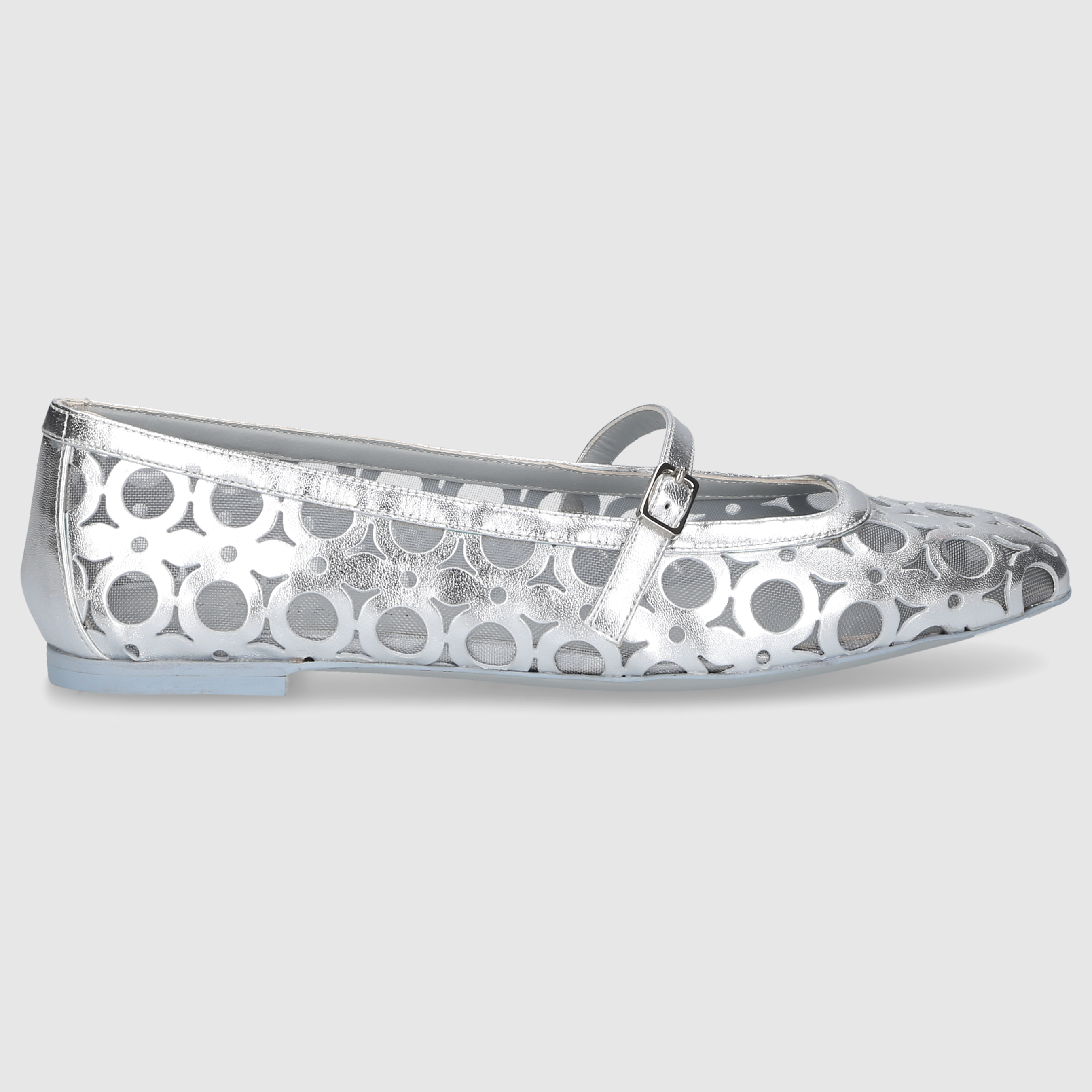 Roberto Festa Women's Ballerina Flats BESSEL SILVER