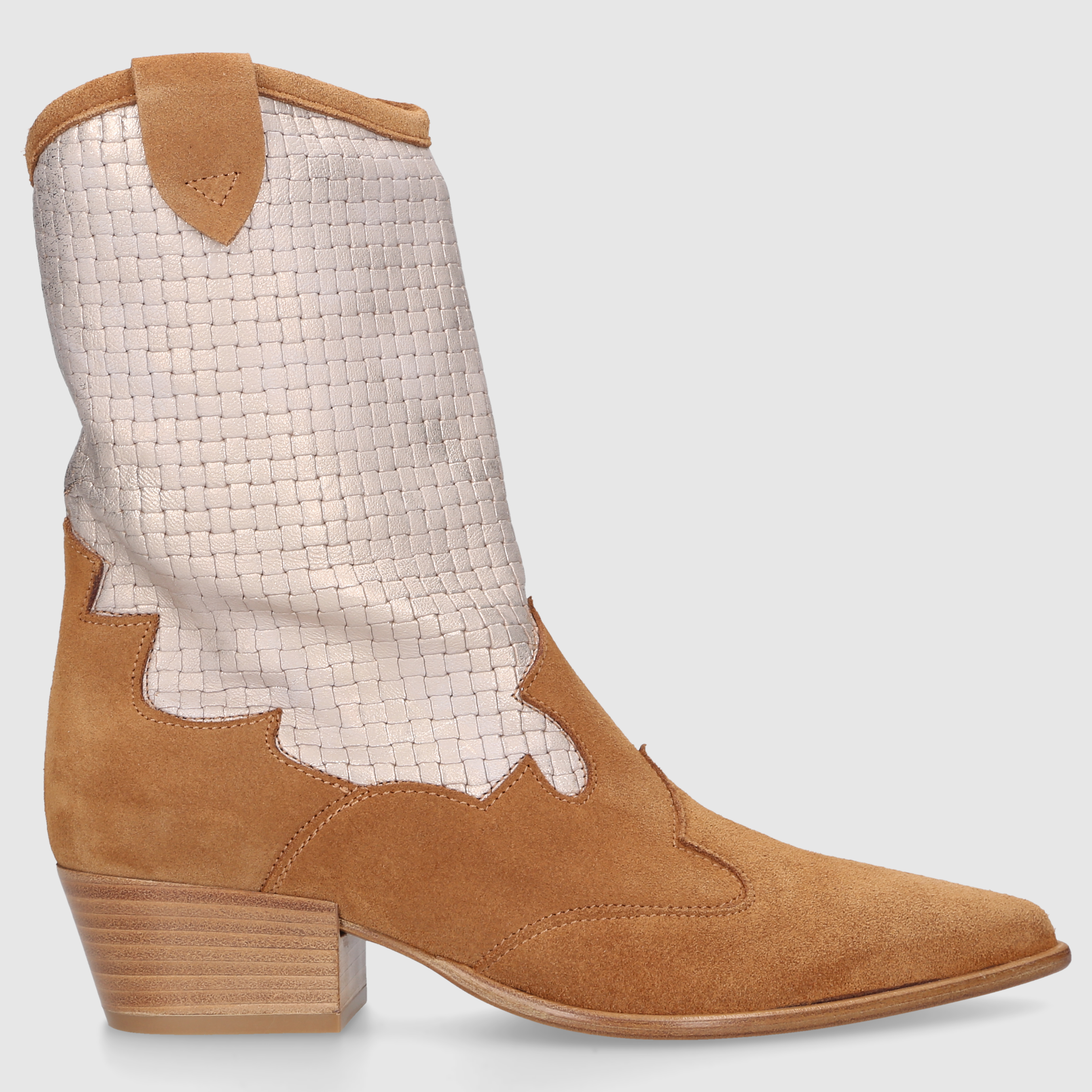 EN AVANT Damen Stiefeletten 2615 BRAUN-BEIGE