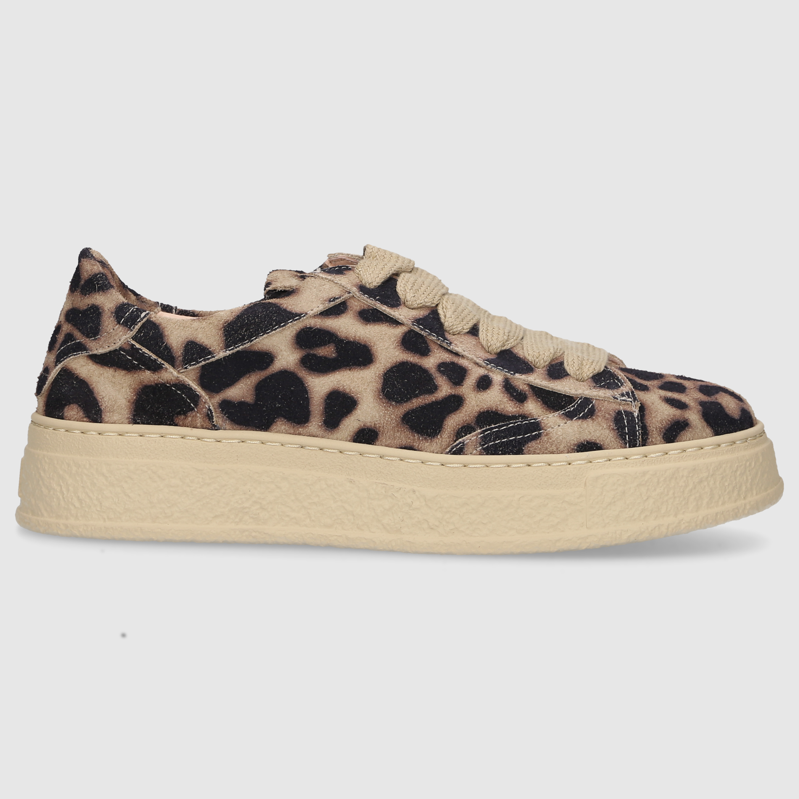 AGL Attilio Giusti Leombruni Damen Sneaker low D946001 Veloursleder Leomuster
