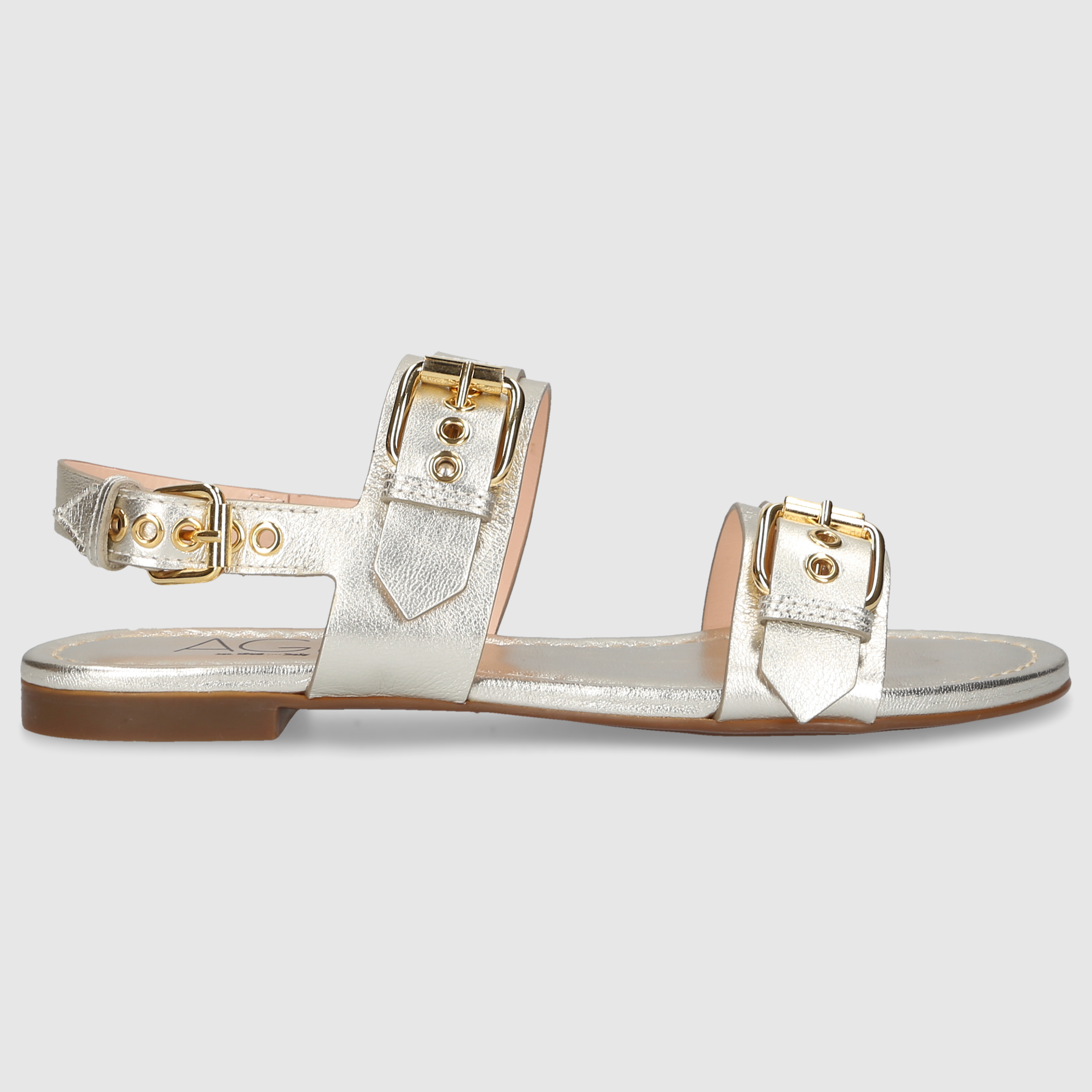 AGL Attilio Giusti Leombruni Damen Sandalen D656074PHFOILE0244 GOLD