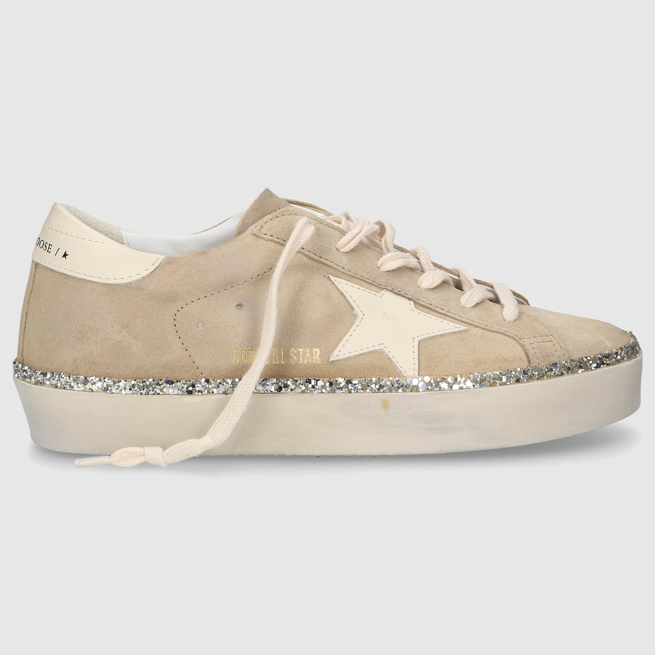 Golden Goose Damen Sneaker GWF00118 BEIGE-SILBER