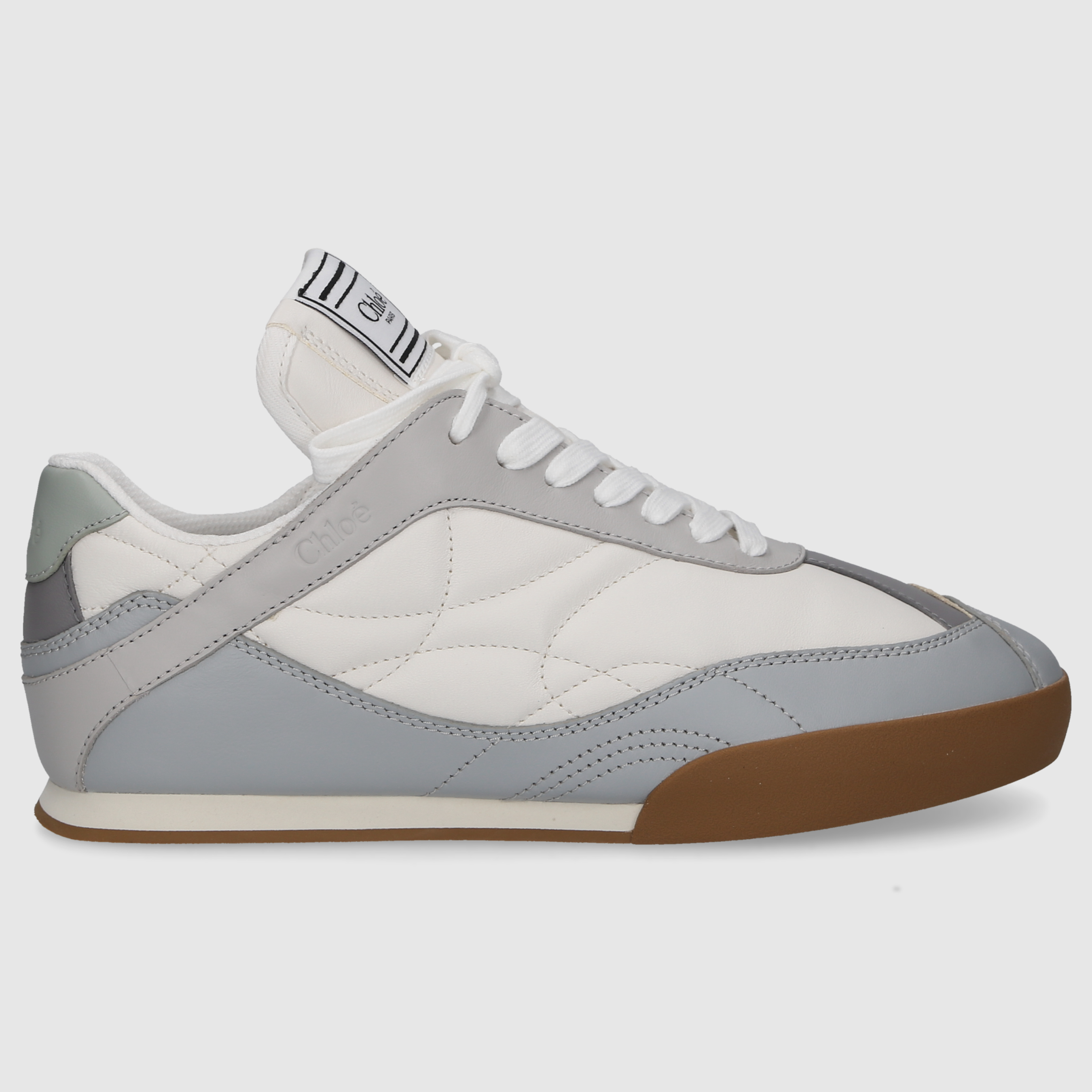 Chloé Damen Sneaker CHC25S07HPN47O WEISS-HLBLAU