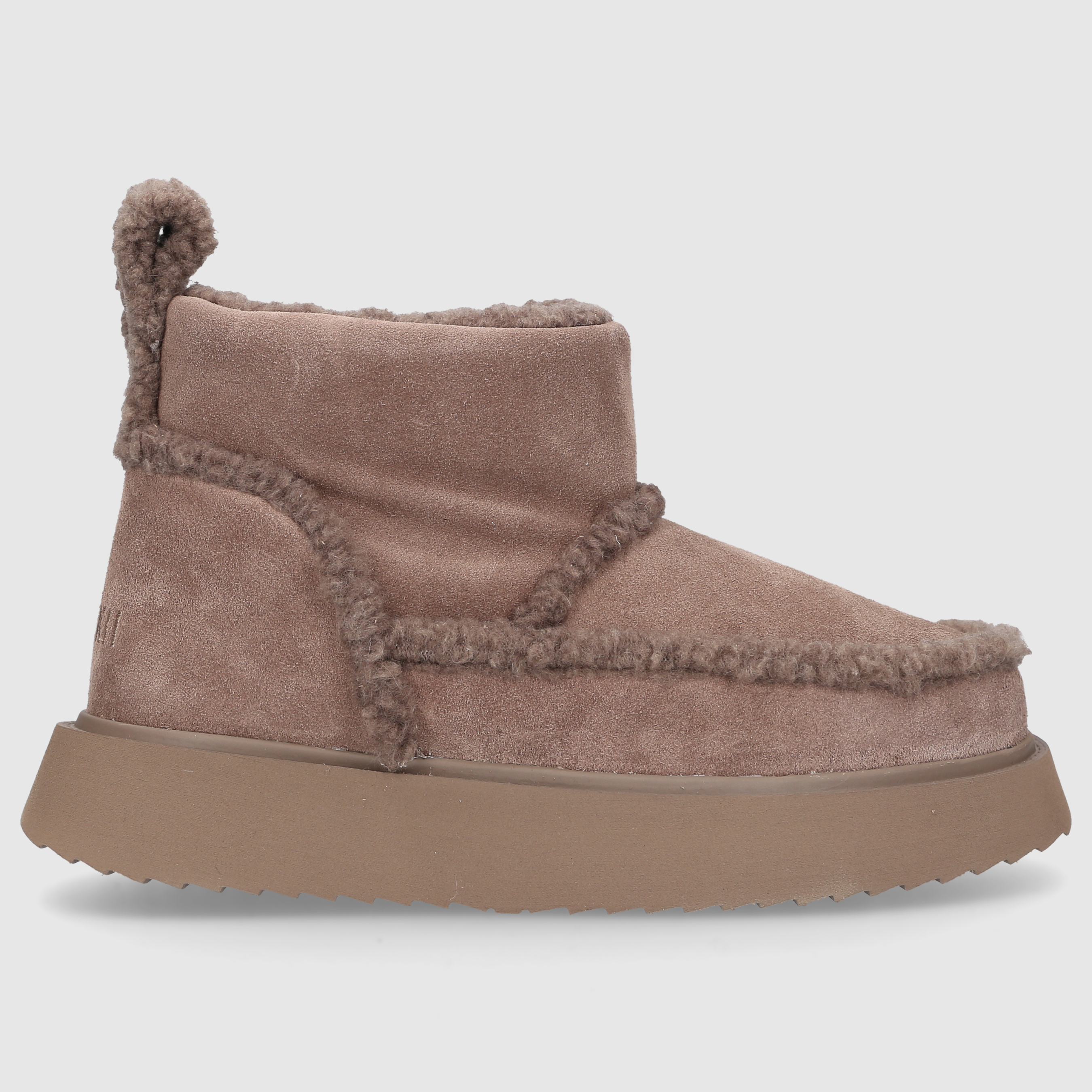 Inuikii Damen Boot SHEARLING MICRO Taupe