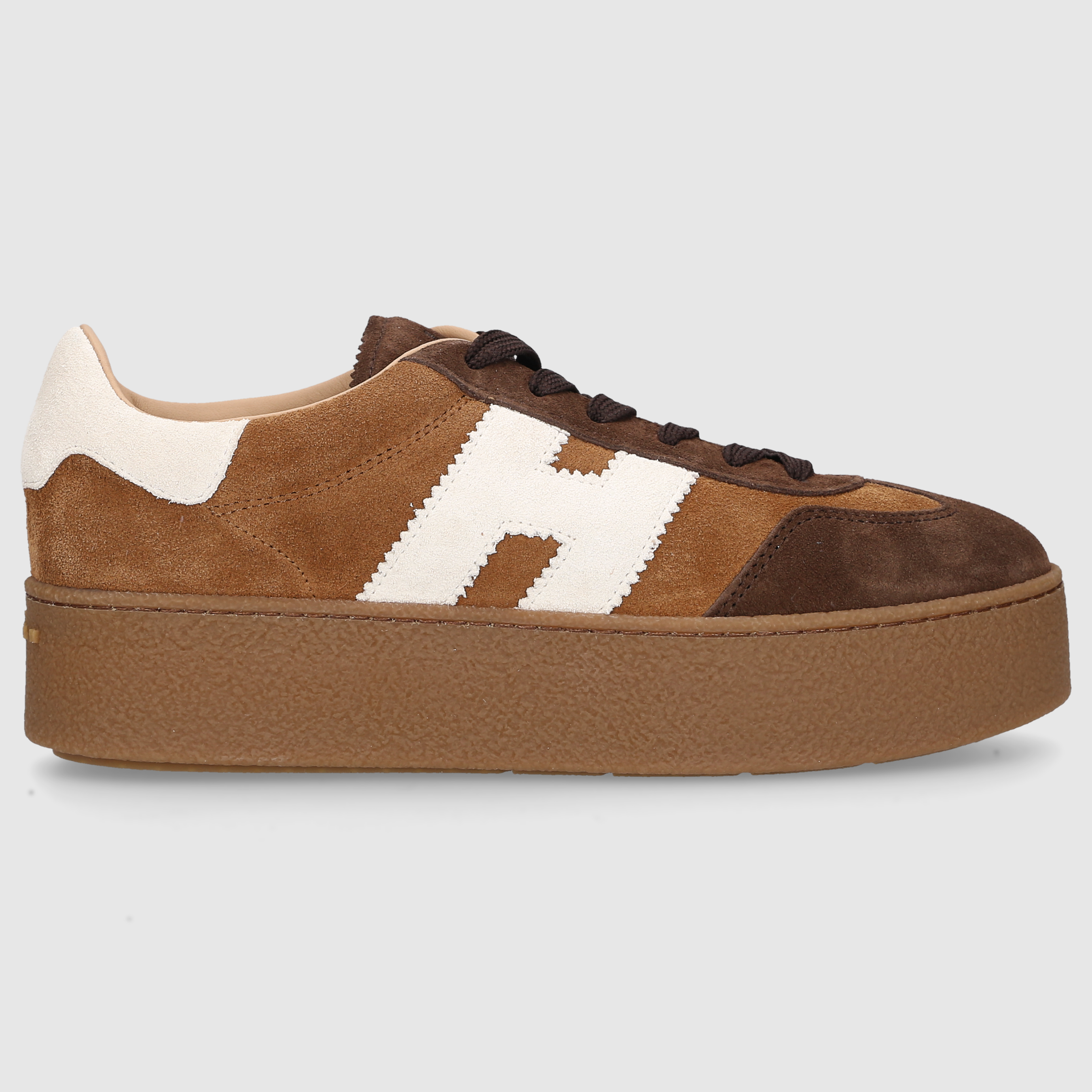 Hogan Damen Sneaker HXW6980FB6TTQ7 BRAUN-COGNAC
