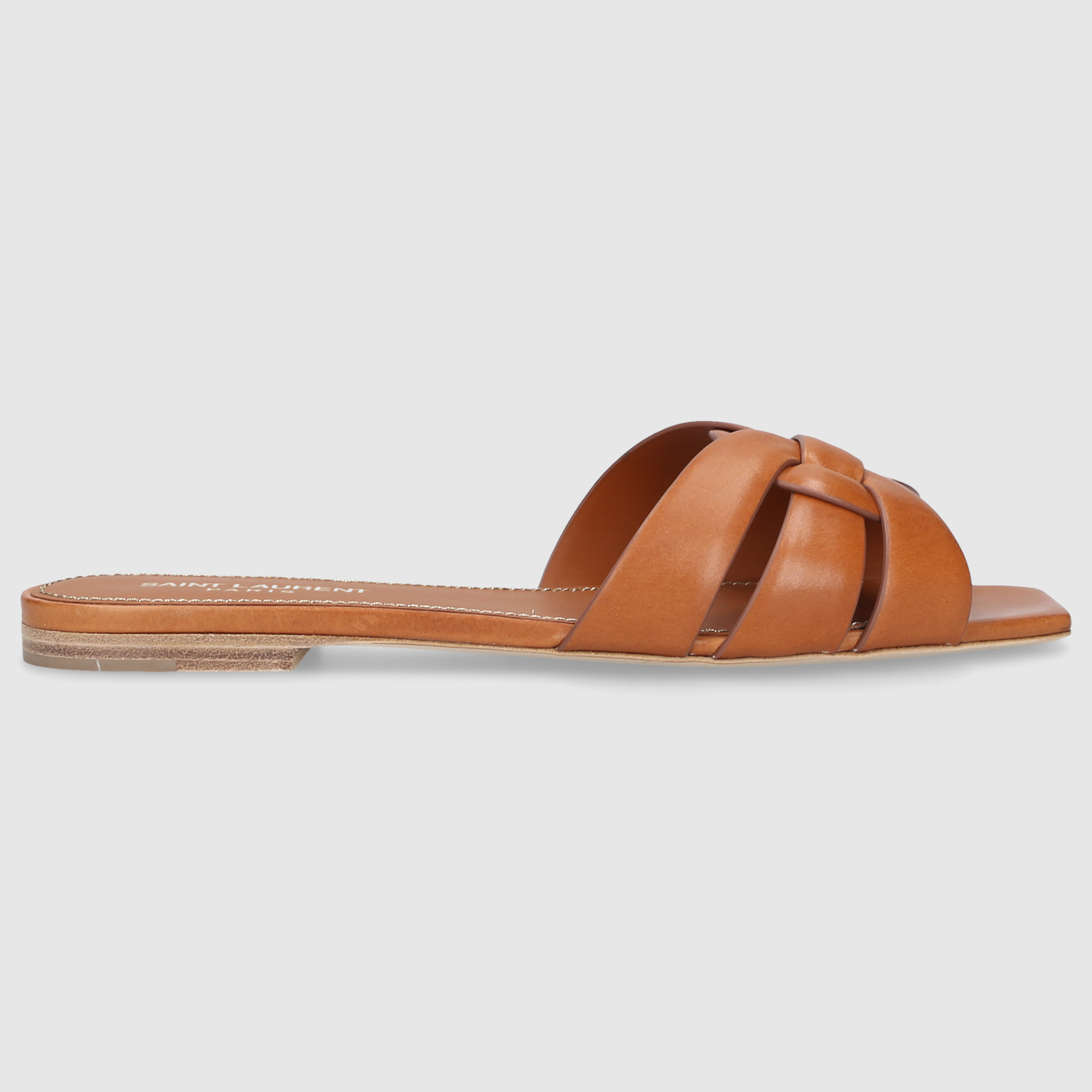 Saint Laurent Damen Clogs 571952 Braun