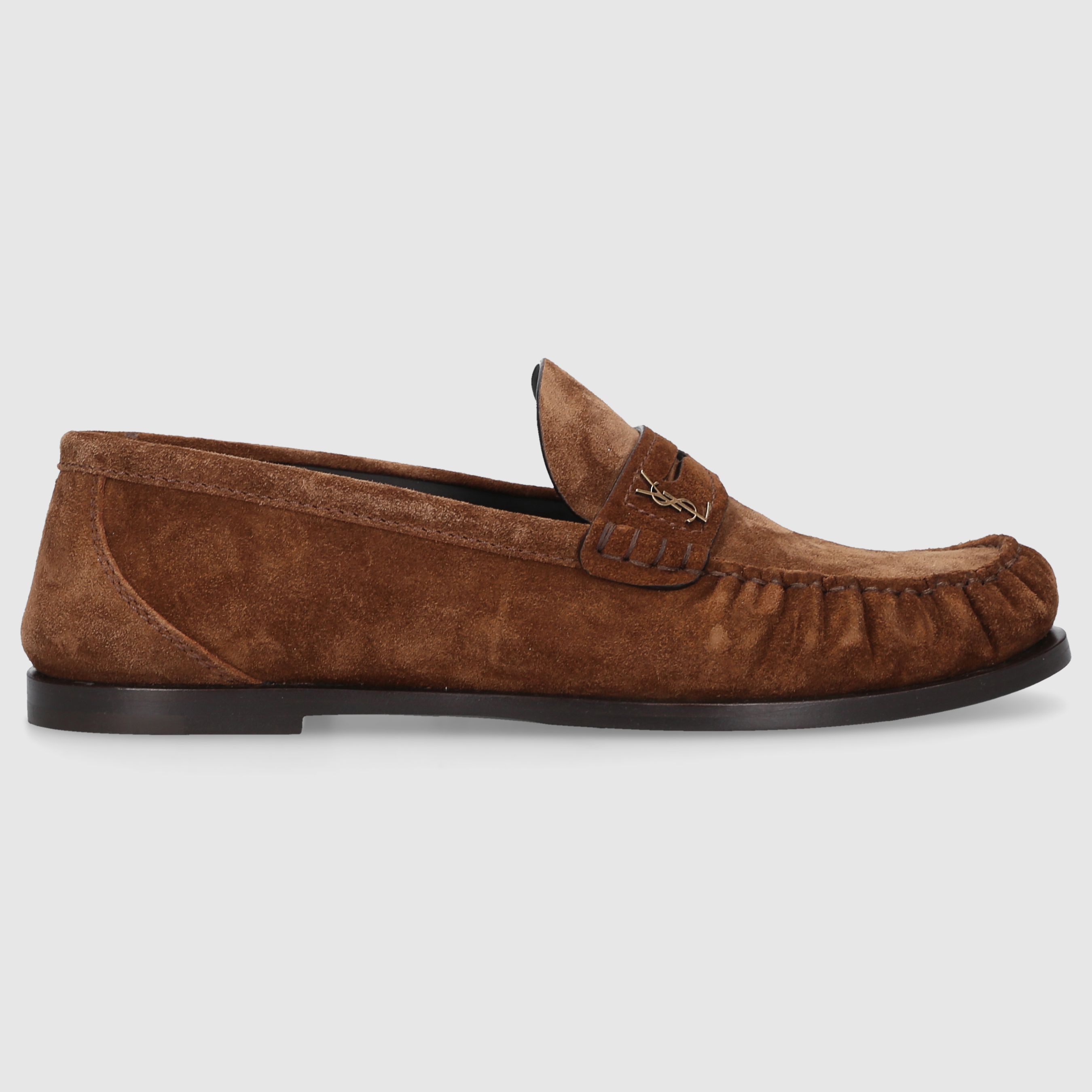 Saint Laurent W COLLEGE/LOAFERS 821114 Brown