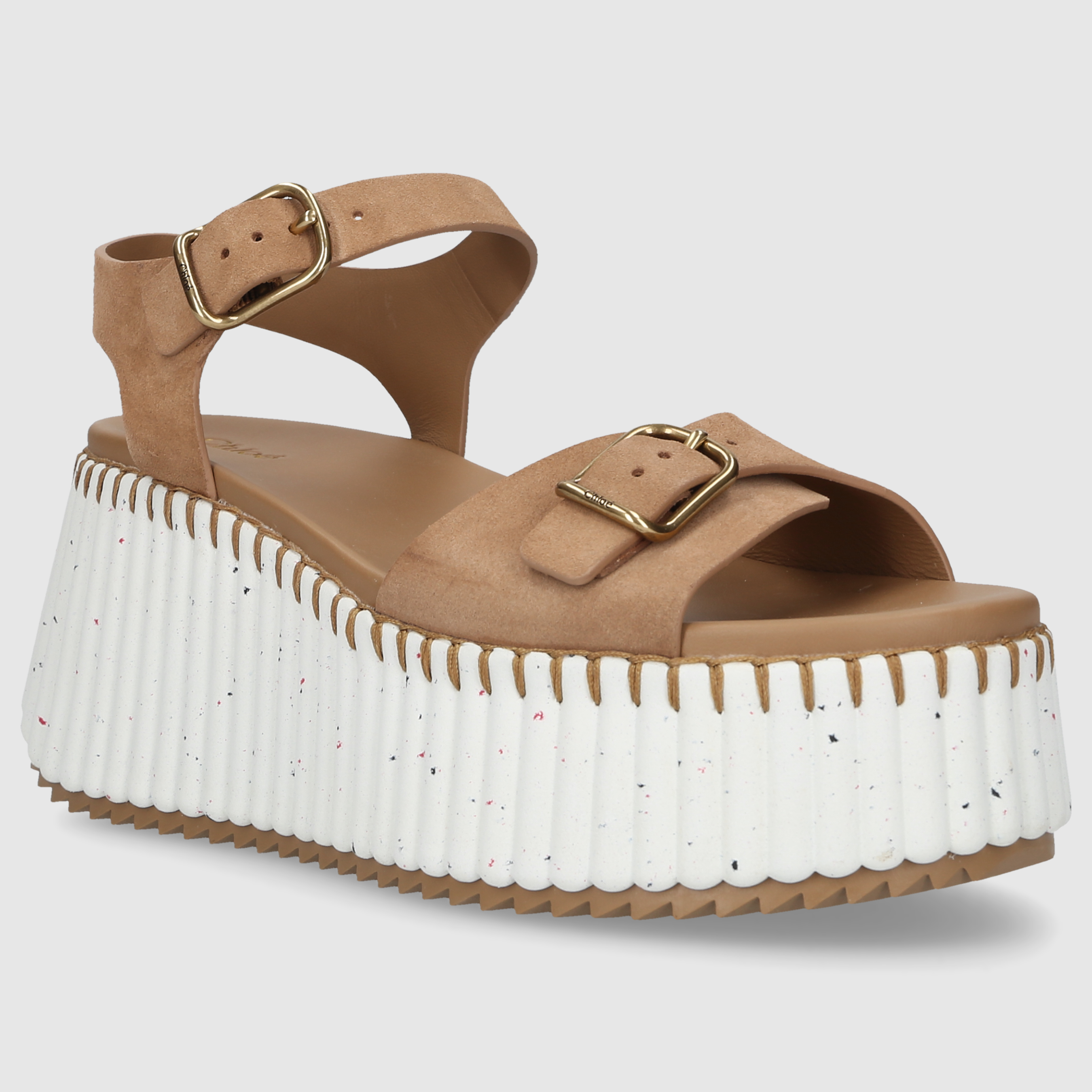 Chloé Damen Sandalen CHC25U10PRY TAUPE