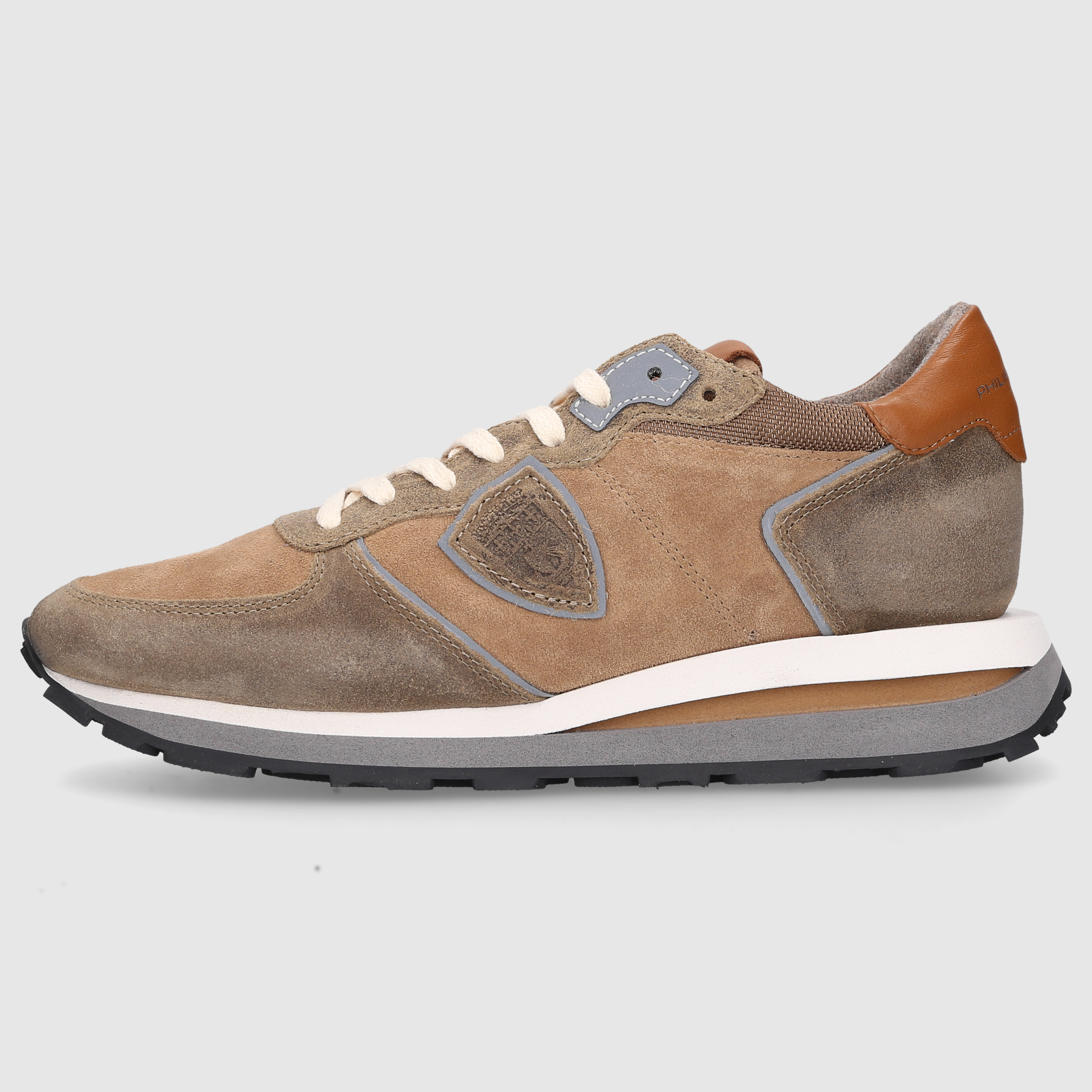 Philippe Model Herren Sneaker TROPEZ HAUTE LOW MAN Brown