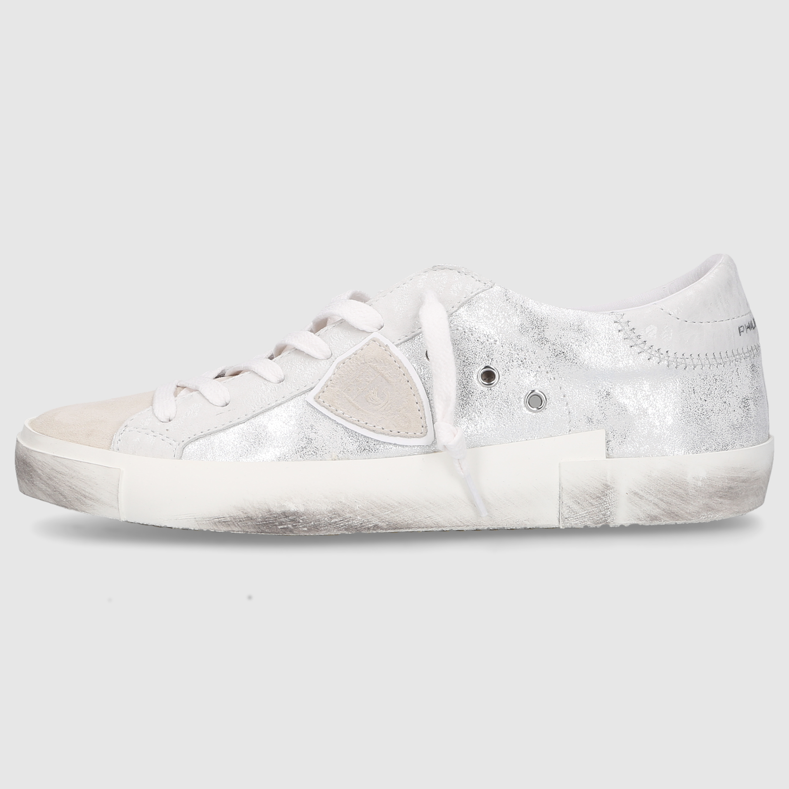 Philippe Model Damen Sneaker PRSX LOW WOMAN Silver