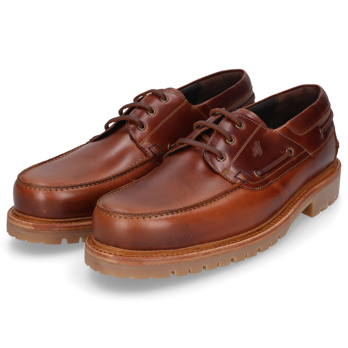 Heinrich Dinkelacker Herren Bootsschuh Miami Plain MA - Amber