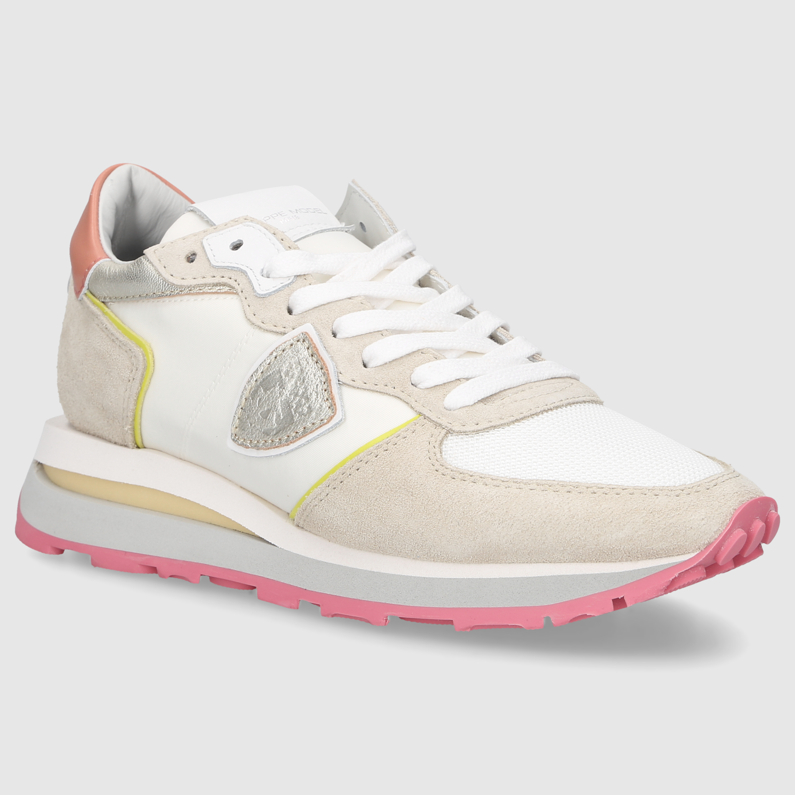 Philippe Model Damen Sneaker TKLD WEISS-ROSA