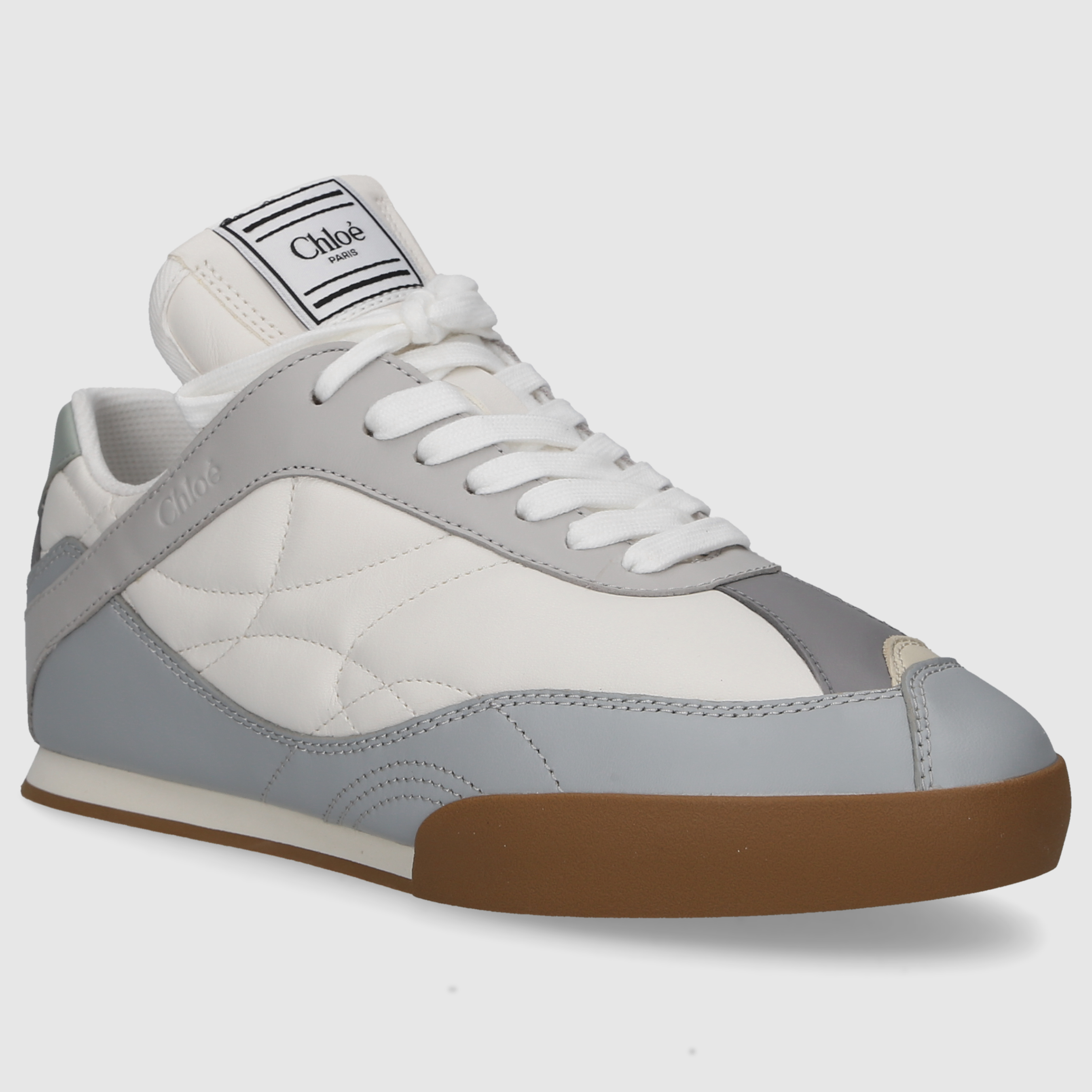 Chloé Damen Sneaker CHC25S07HPN47O WEISS-HLBLAU