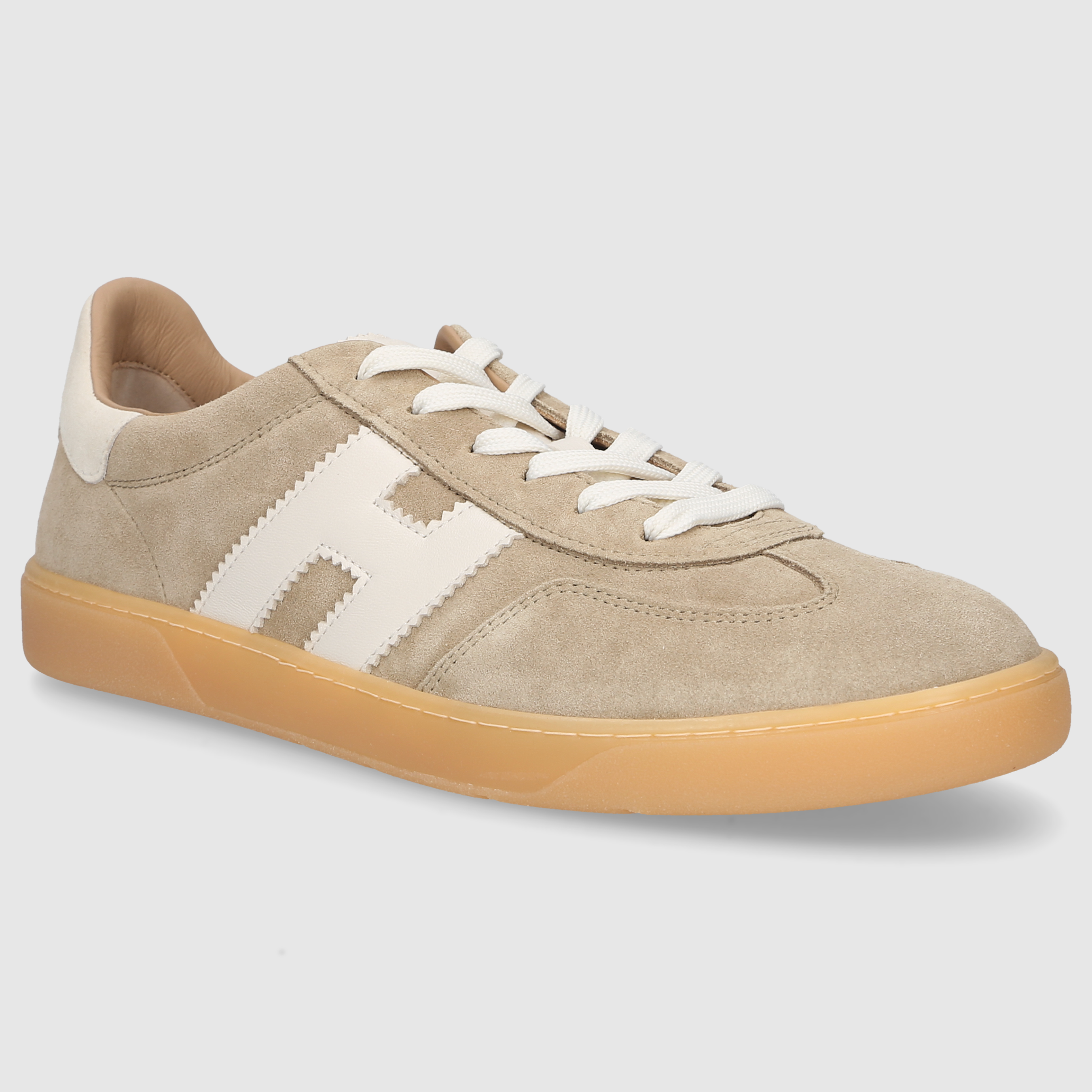 Hogan men's sneaker HXM6470FB60U3U9 BEIGE-ECRU