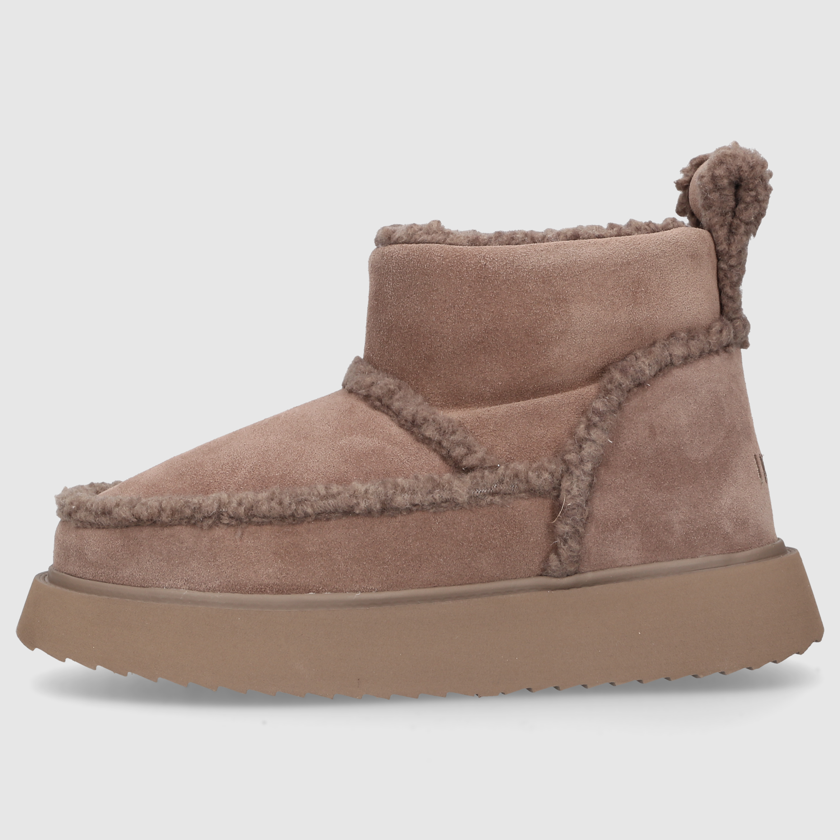 Inuikii Damen Boot SHEARLING MICRO Taupe