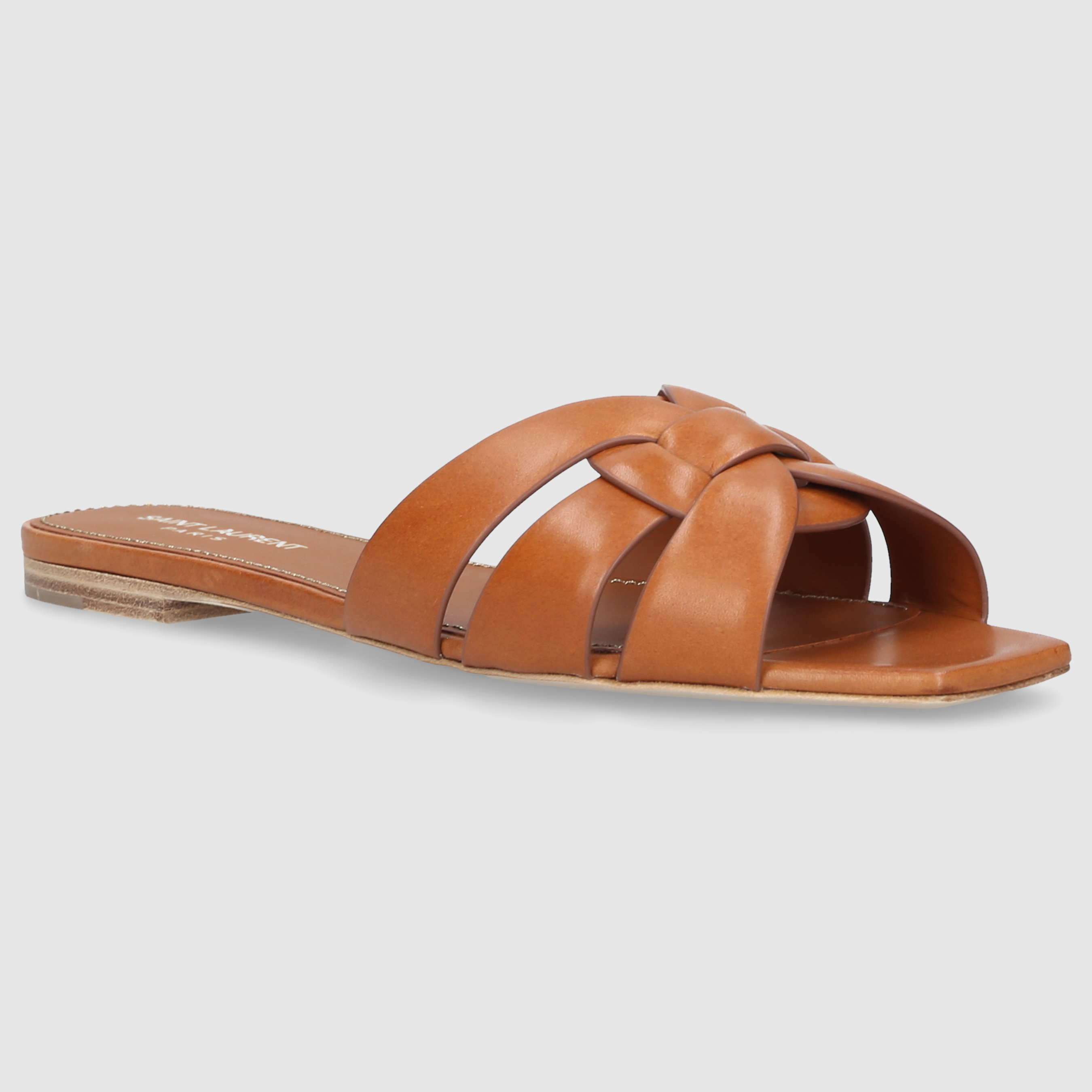 Saint Laurent Damen Clogs 571952 Braun
