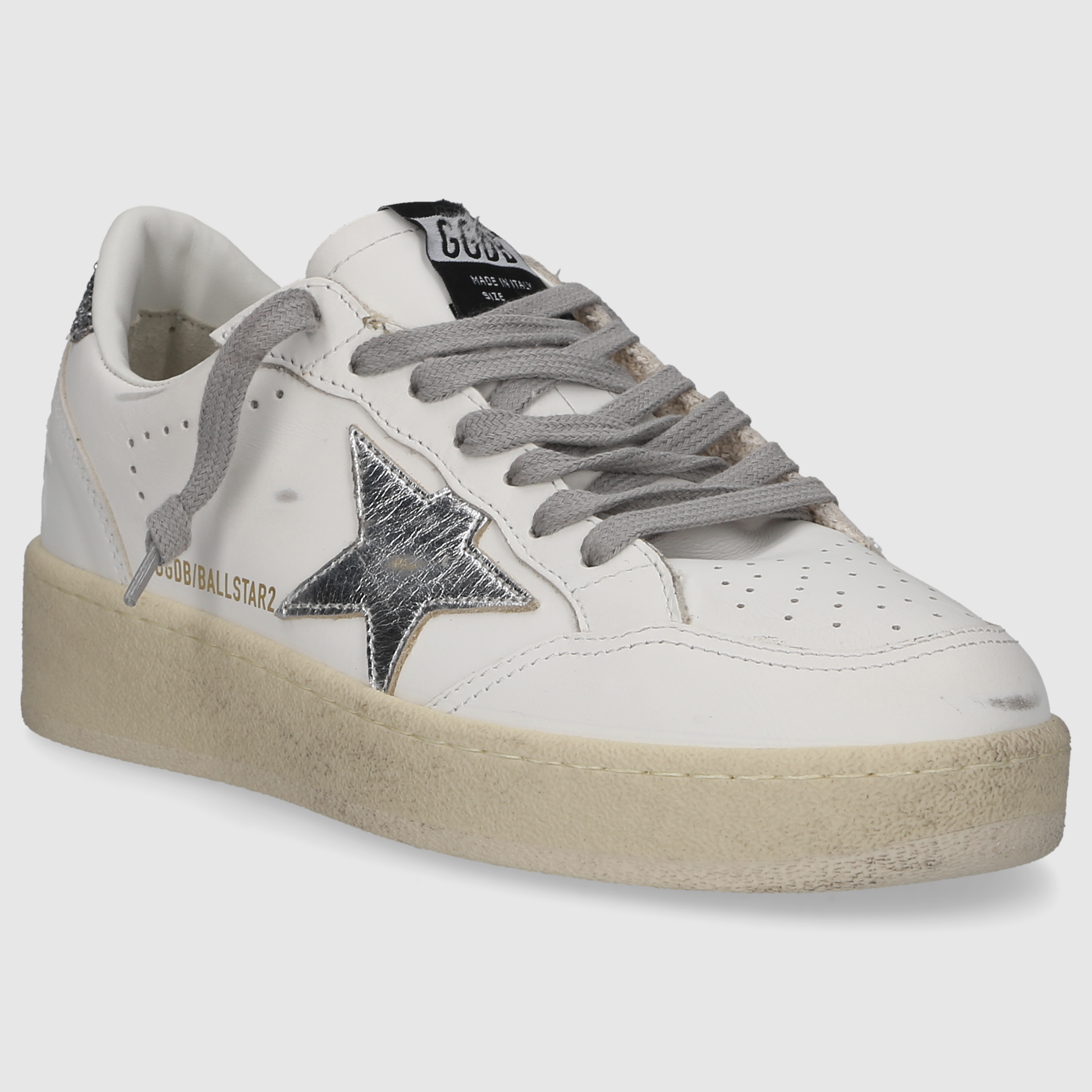 Golden Goose Damen Sneaker GWF00804 WEISS-SILBER
