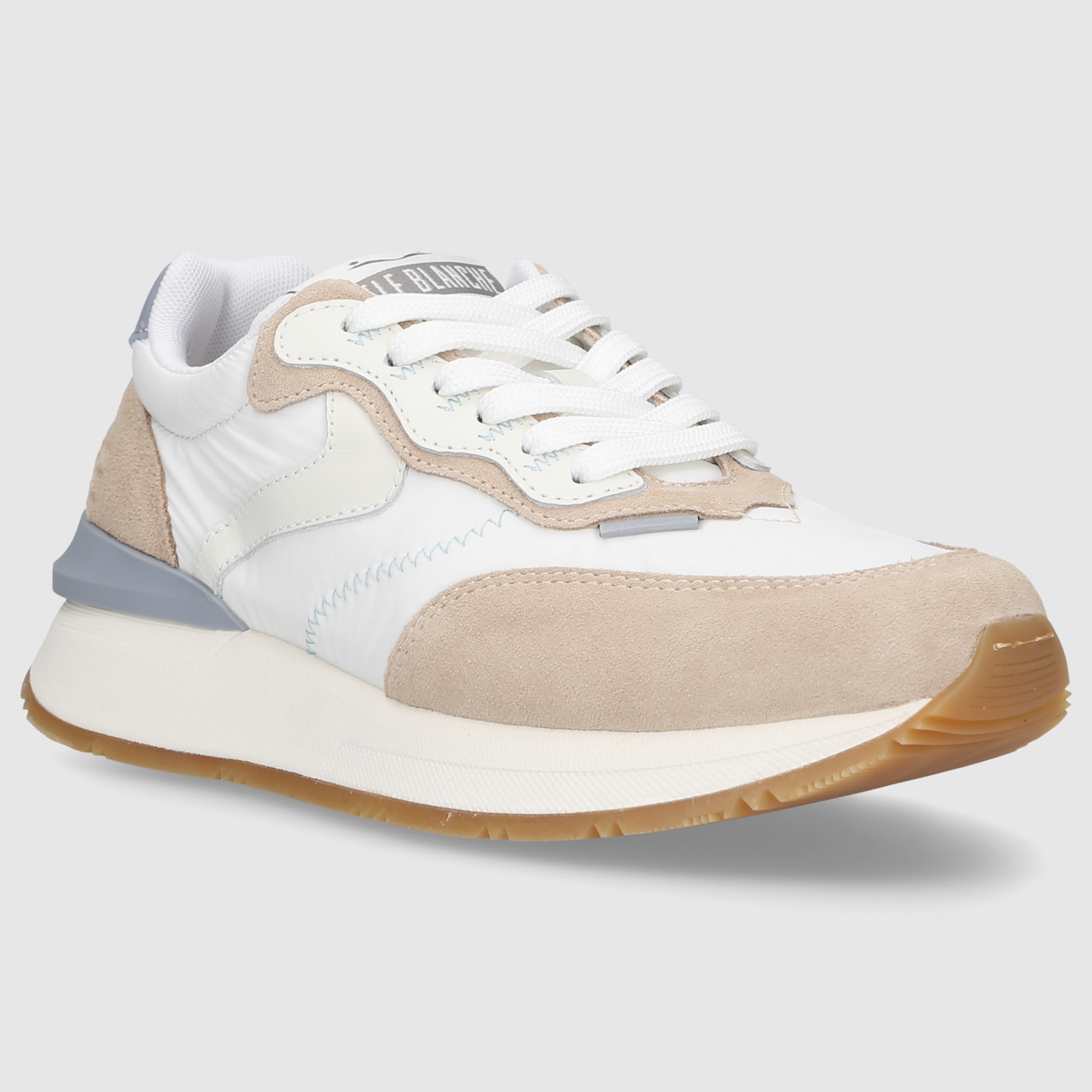 Voile Blanche Damen Sneaker QWARK WEISS-BEIGE