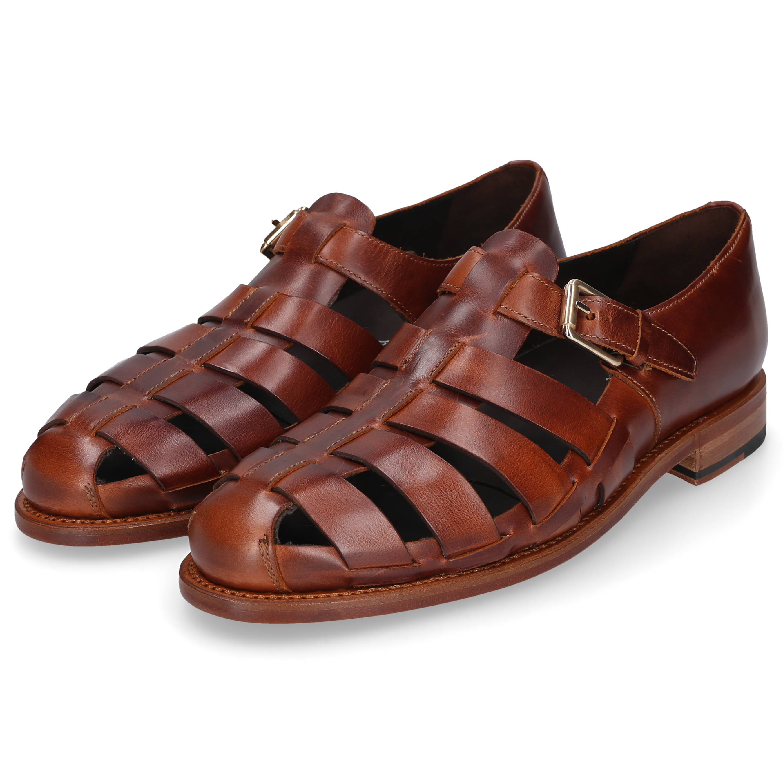 Heinrich Dinkelacker Men's London Sandal MA - Amber