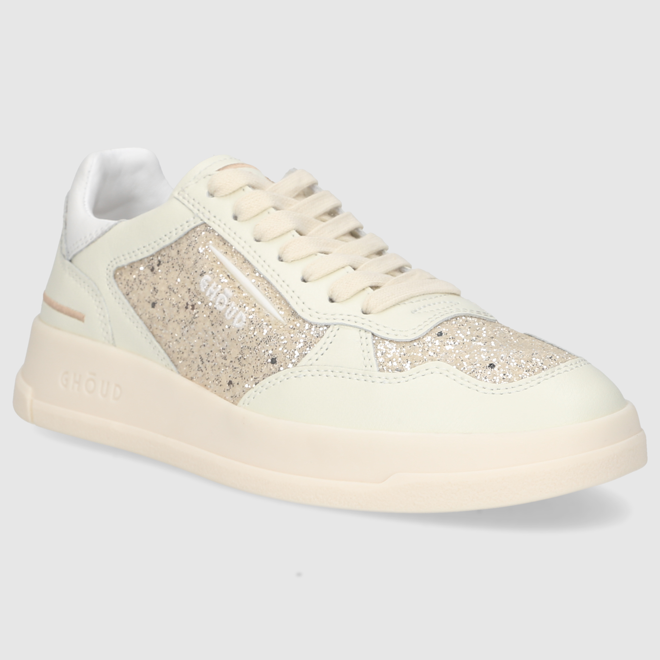 GHOUD Damen Sneaker TNLWFG01 ECRU-GOLD