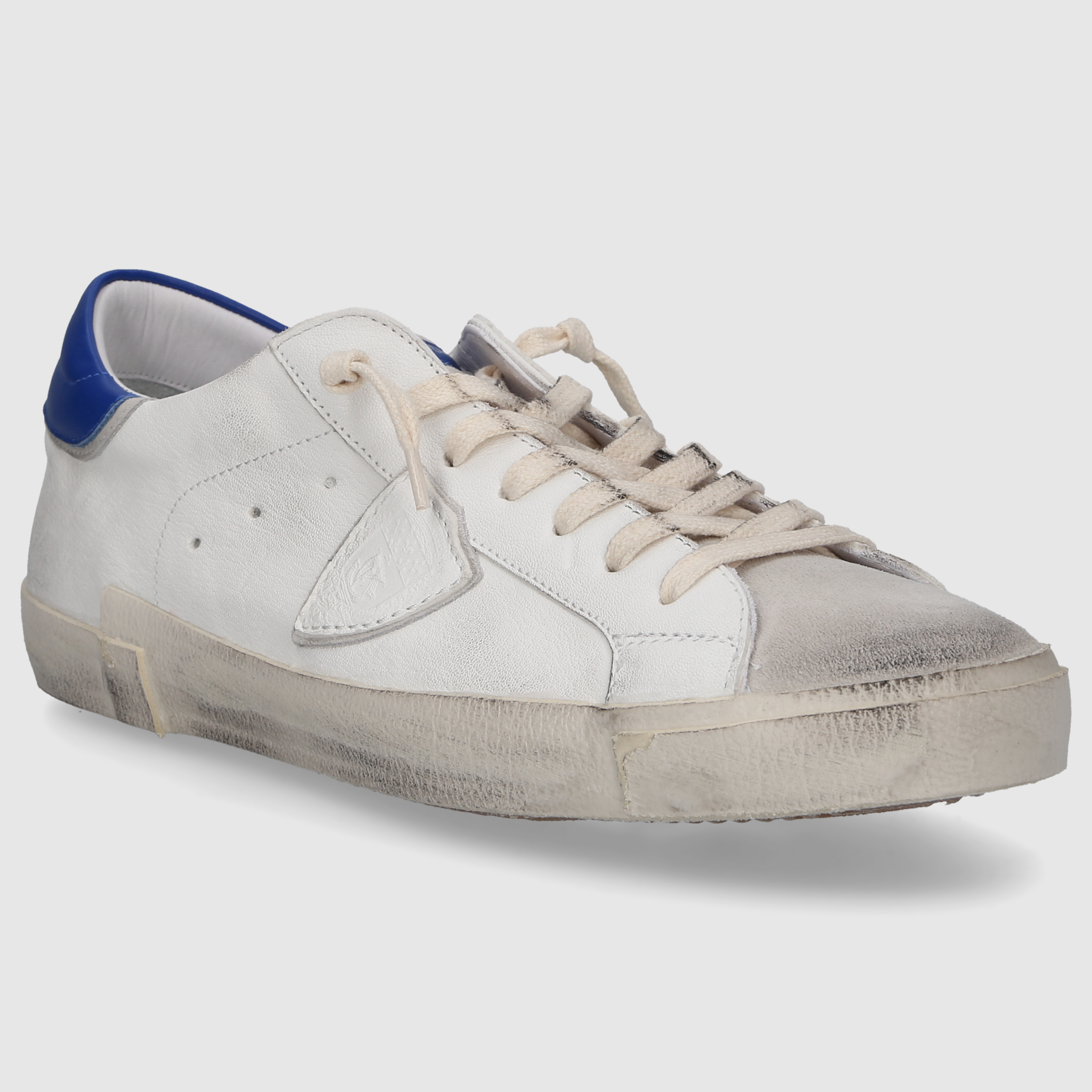 Philippe Model Herren Sneaker PRLU WEISS-BLAU