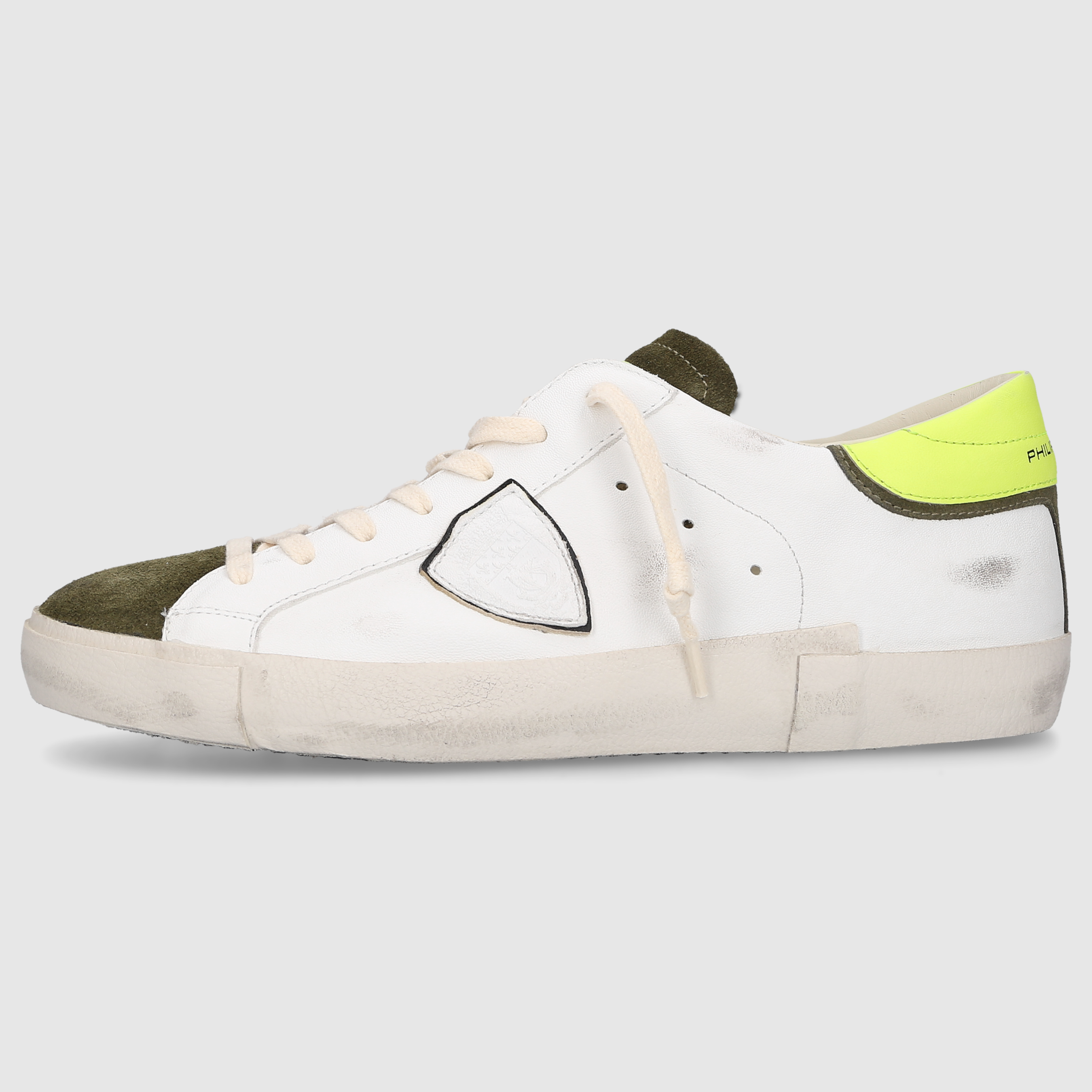 Philippe Model Herren Sneaker PRSX LOW MAN White/Military