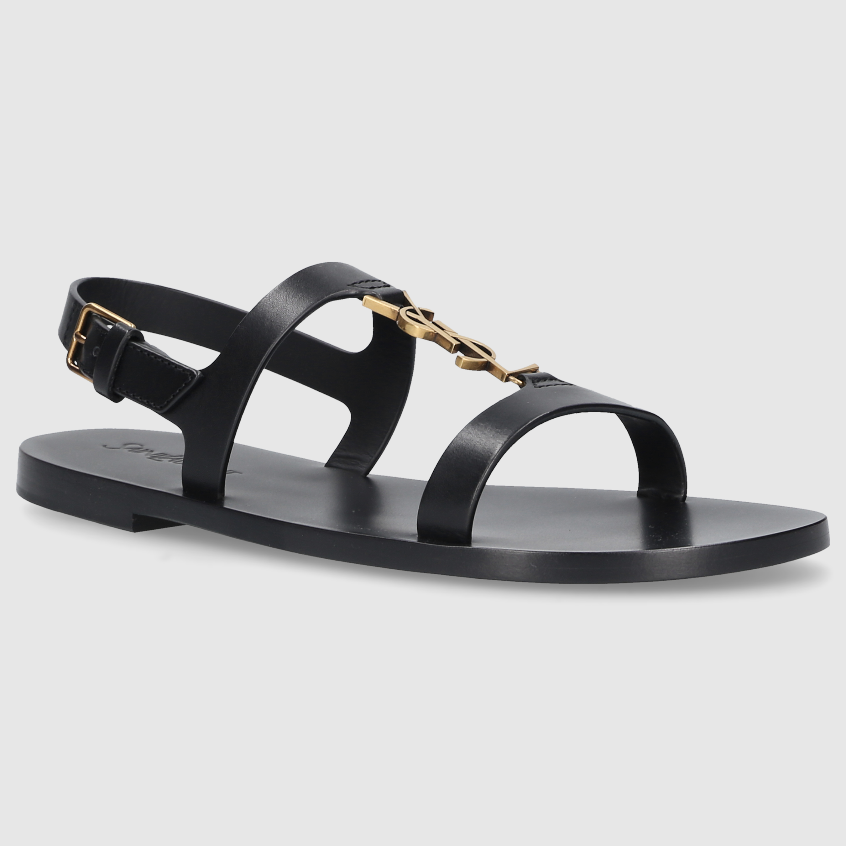 Saint Laurent W SANDALS FLAT 818294 Black