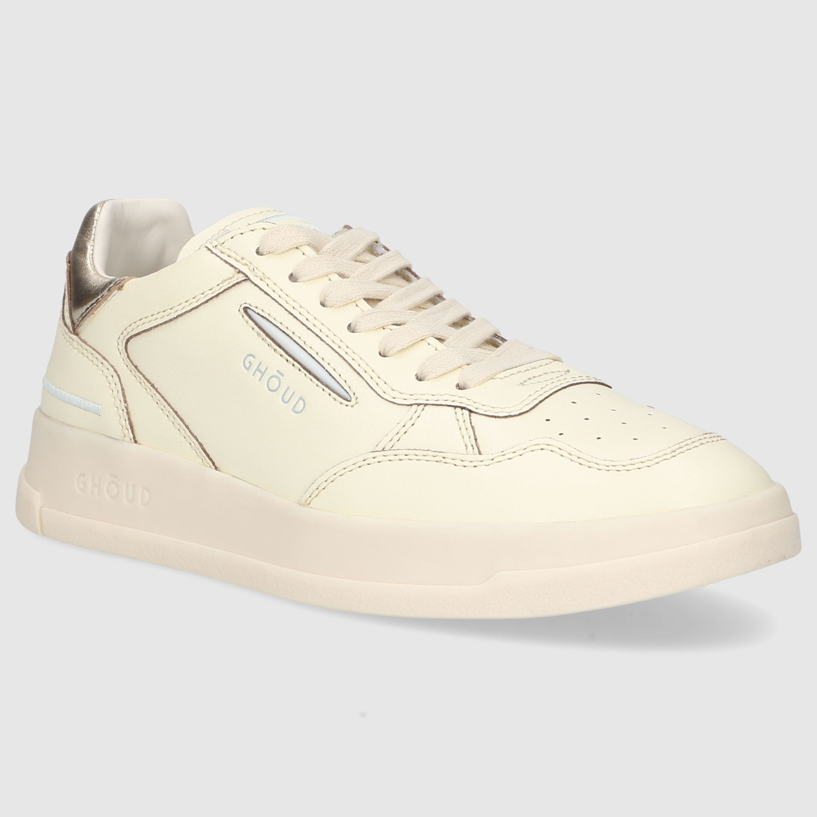 GHOUD Damen Sneaker TNLWLL20 ECRU-GOLD