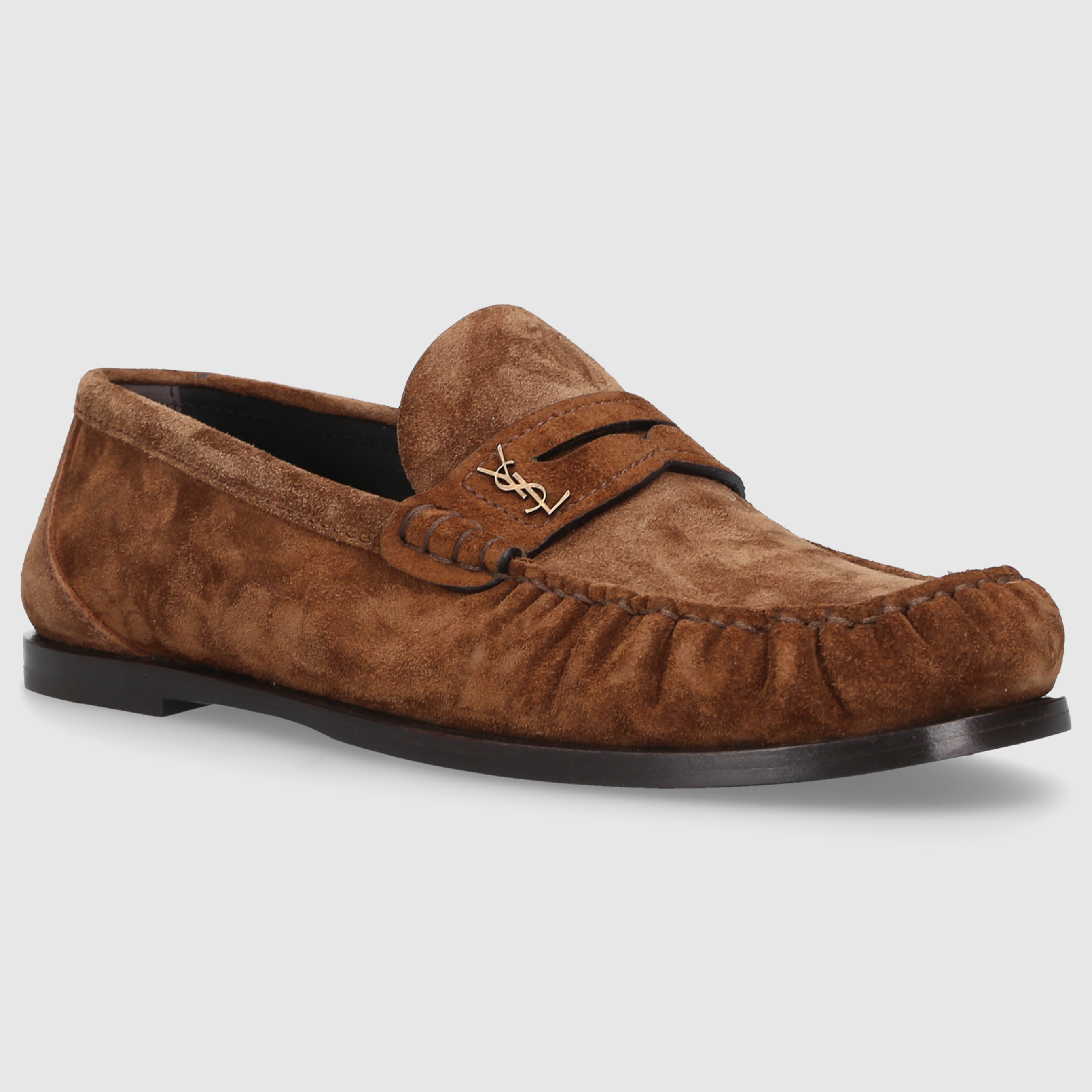 Saint Laurent W COLLEGE/LOAFERS 821114 Brown