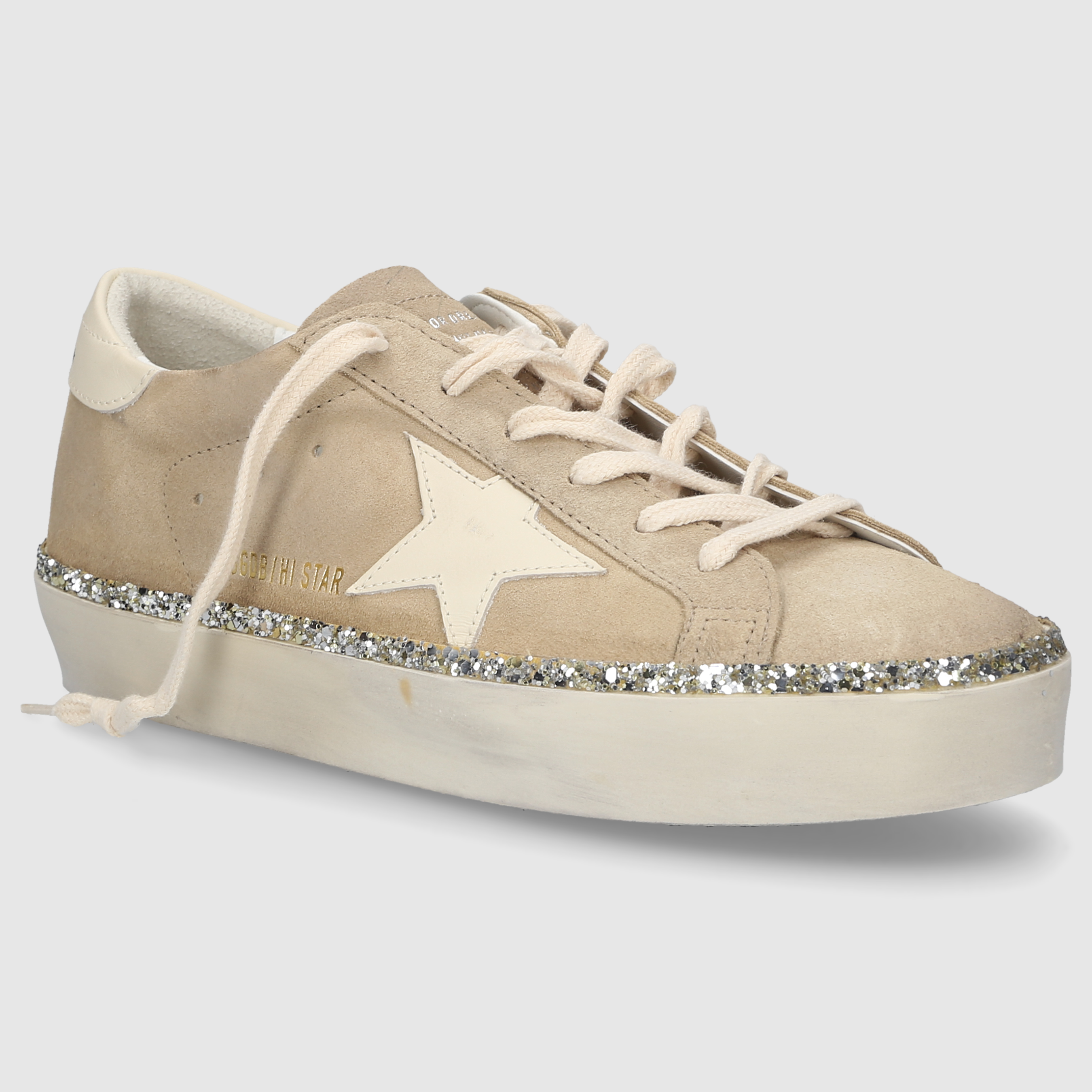 Golden Goose Damen Sneaker GWF00118 BEIGE-SILBER