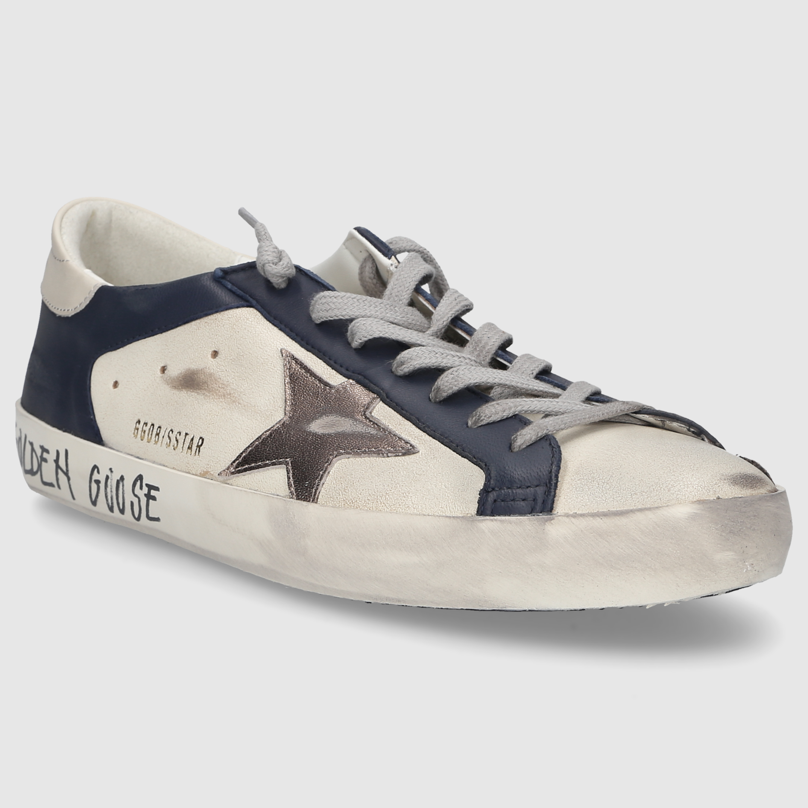 Golden Goose Herren Sneaker GMF00103 WEISS-BLAU