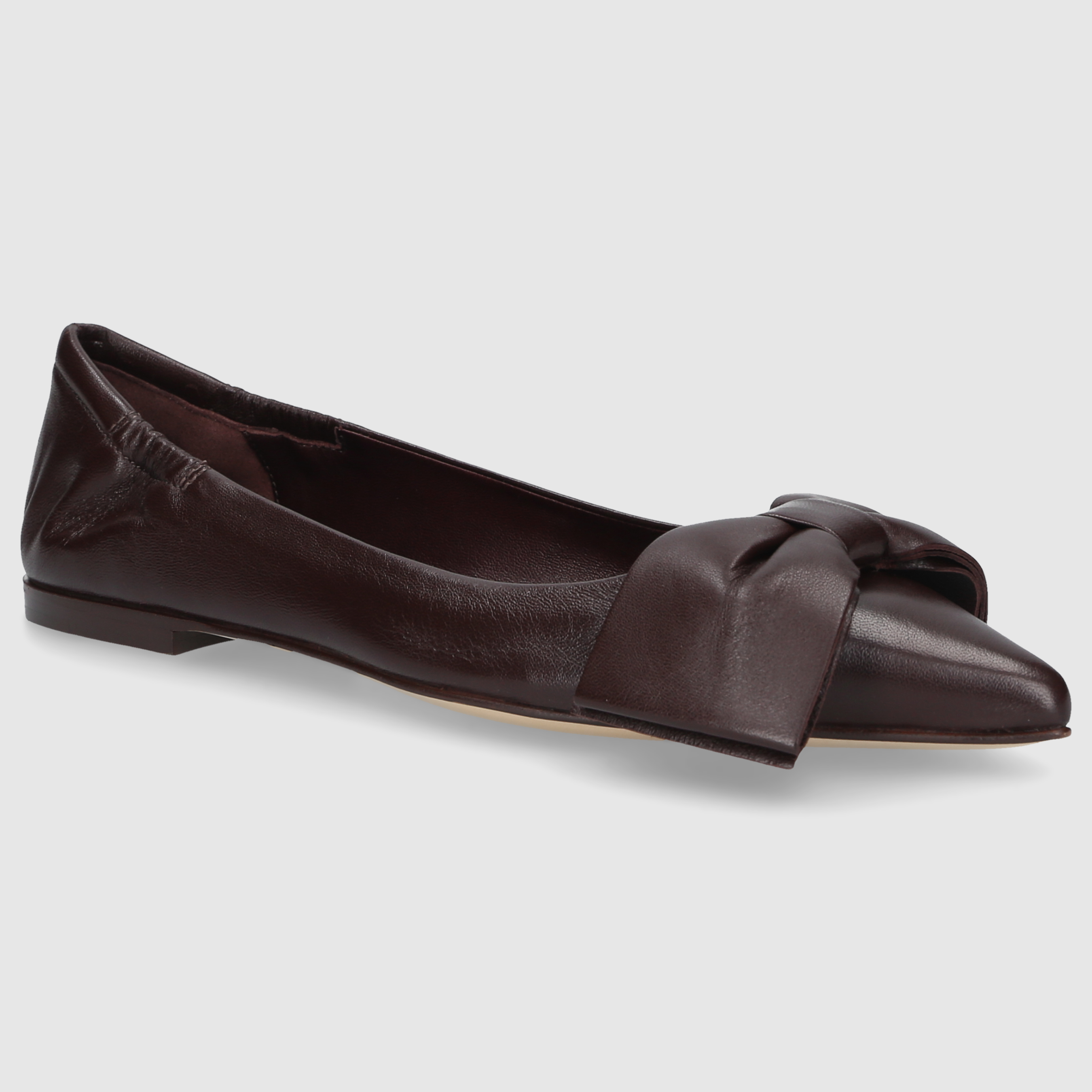 Apple D'OR women's ballerinas 0798A DK-BROWN